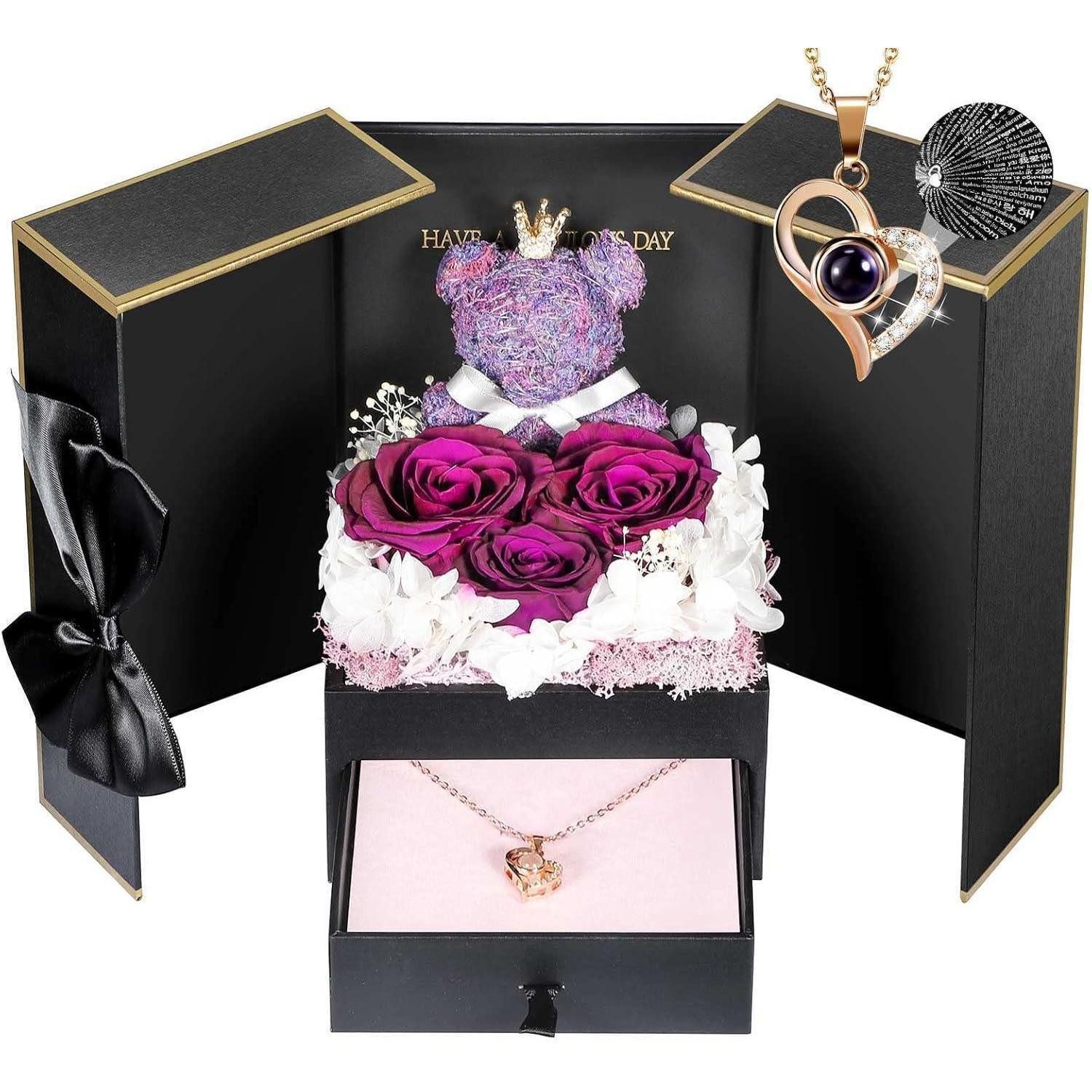 LuxusKollektion Schmuckset mit Gravur Halskette