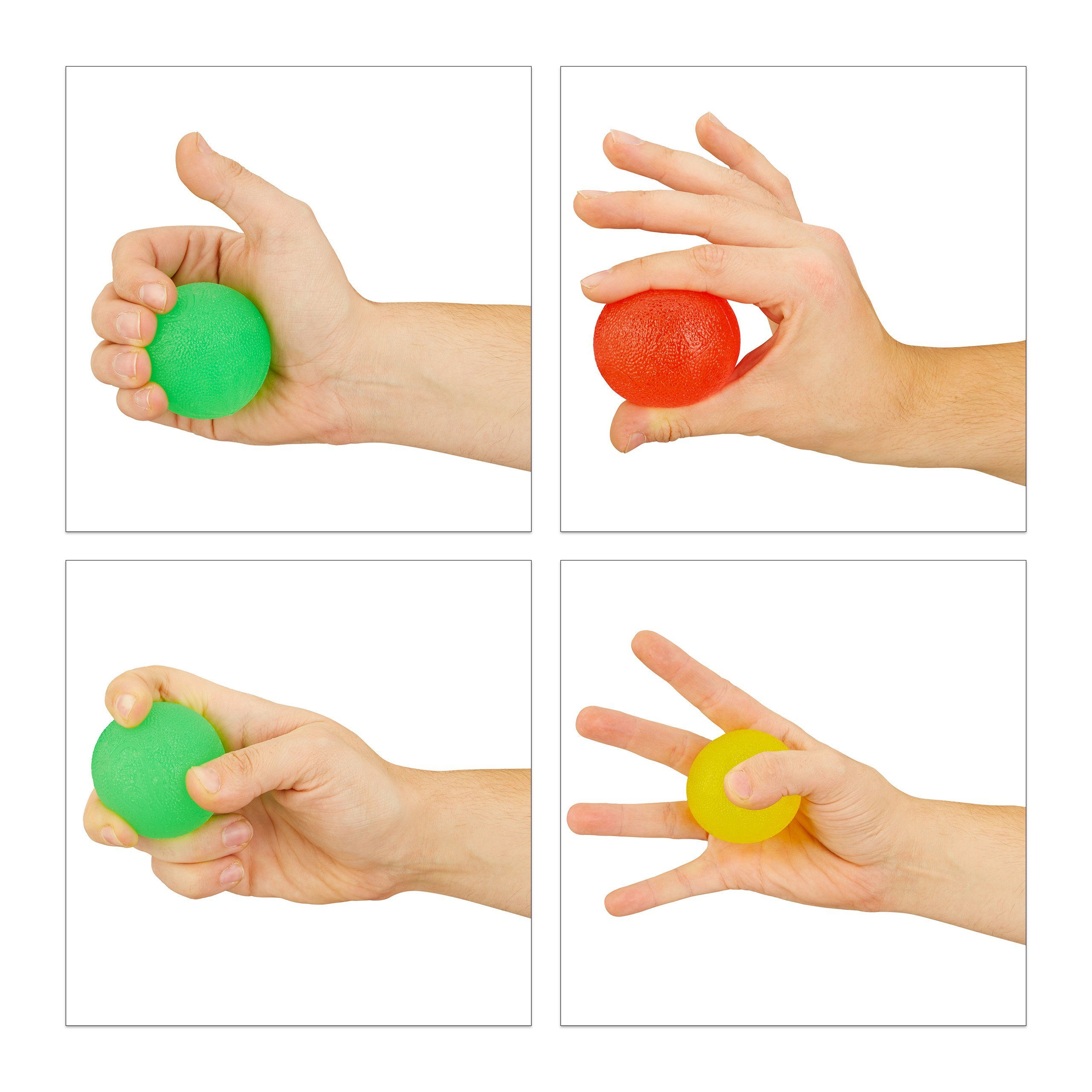 x Ball relaxdays Handmuskeltrainer 9 Fingertrainer