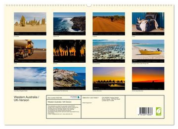 CALVENDO Wandkalender Western Australia / UK-Version (Premium-Calendar 2023 DIN A2 Landscape)