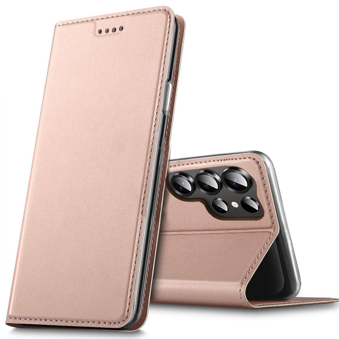 CoolGadget Handyhülle Klapptasche Wallet Kartenfach für Samsung Galaxy S25 Ultra, Ultra Slim Flip Case Hülle Klapphülle Cover Schutzhülle
