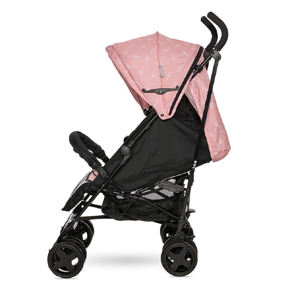 Kinderwagen, Vorderräder, Buggy schwenkbare Lorelli Kinder-Buggy verstellbar IDA, rosa Rückenlehne