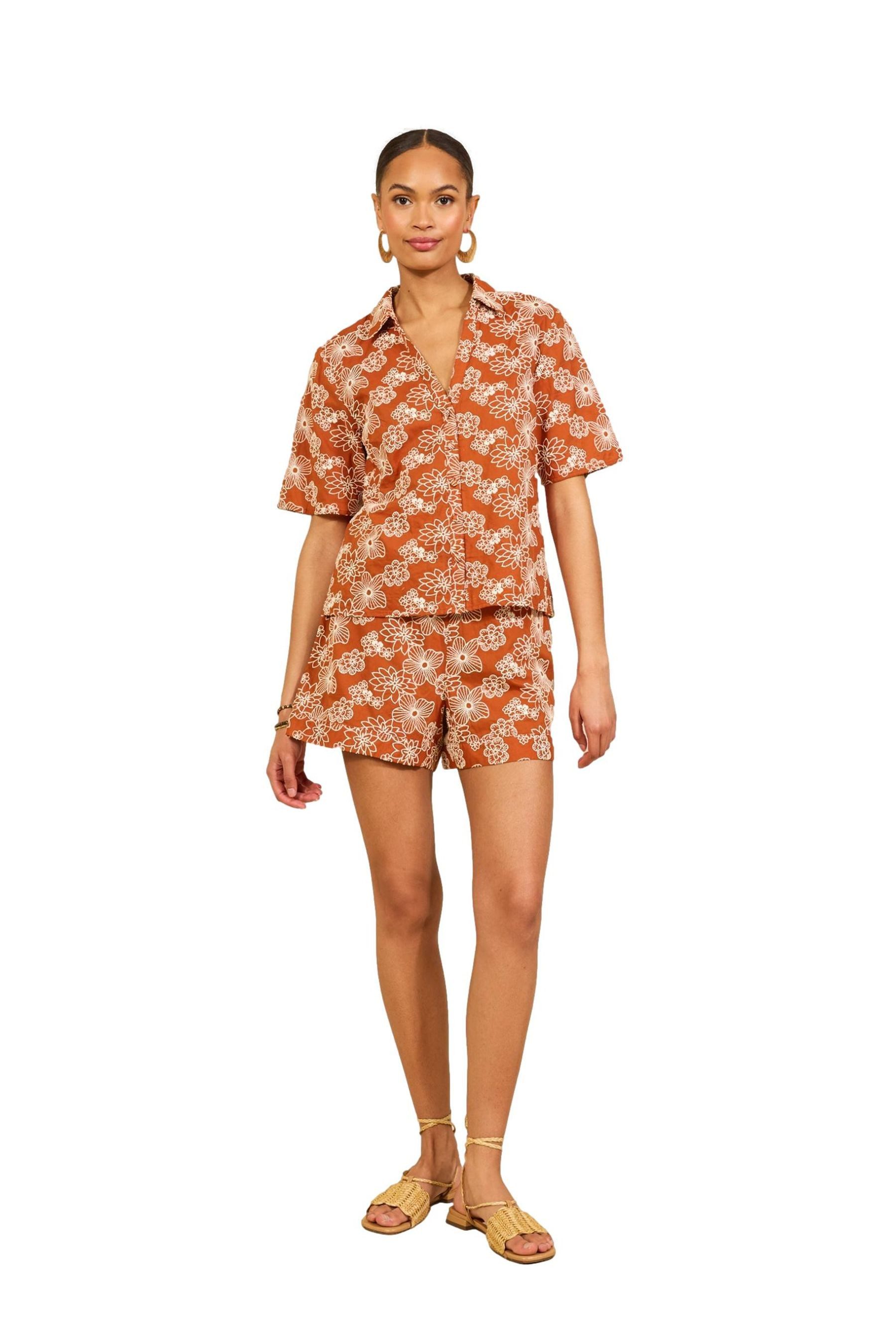 Love & Roses Strandshirt Love & Roses Strandhemd, Regular (1-tlg)
