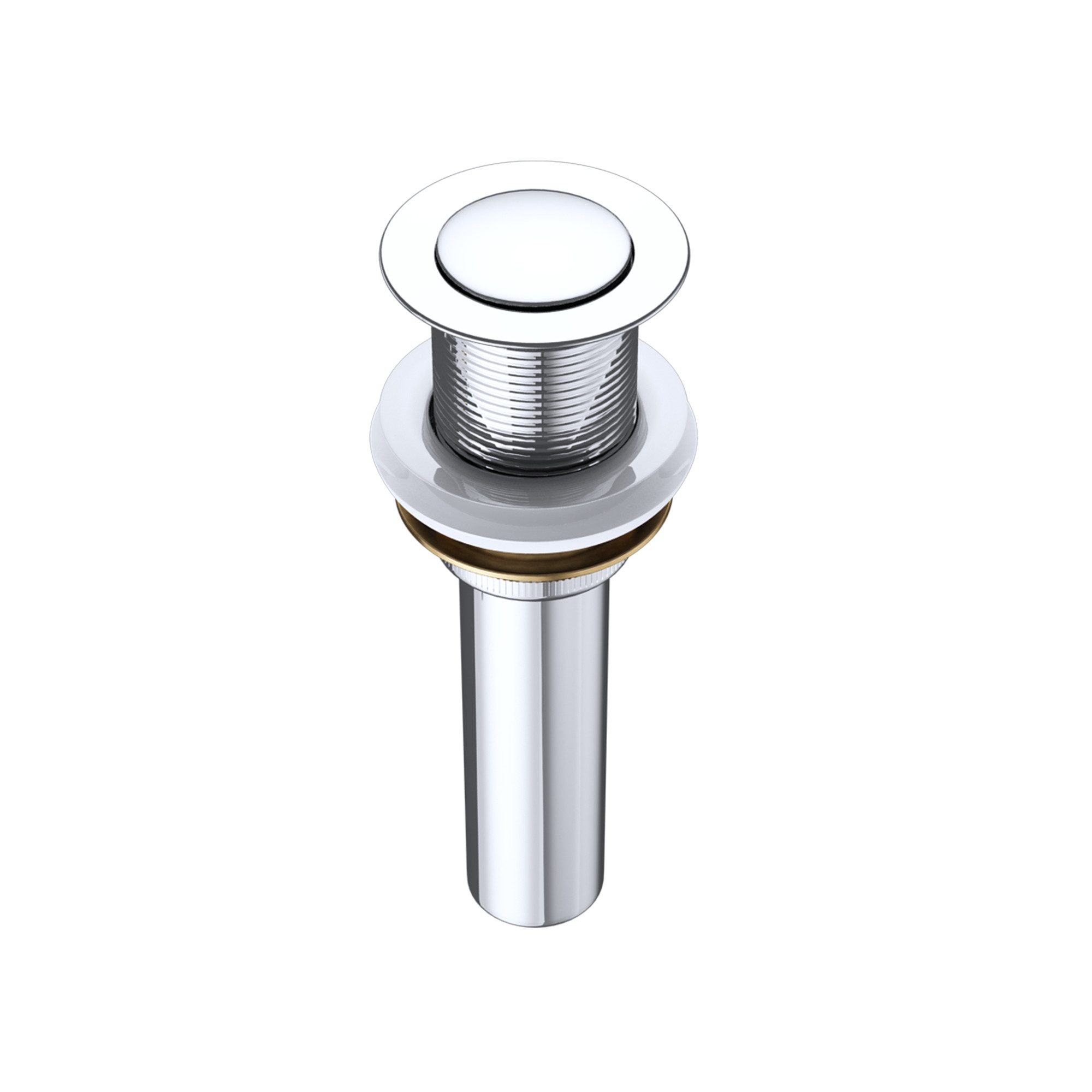 doporro Waschbeckenstöpsel Design Automatik-Ablaufganitur Push-Open Pop-Up-Ventil Abfluss PU05, Ø 6.1 cm (Hardware-fitting)