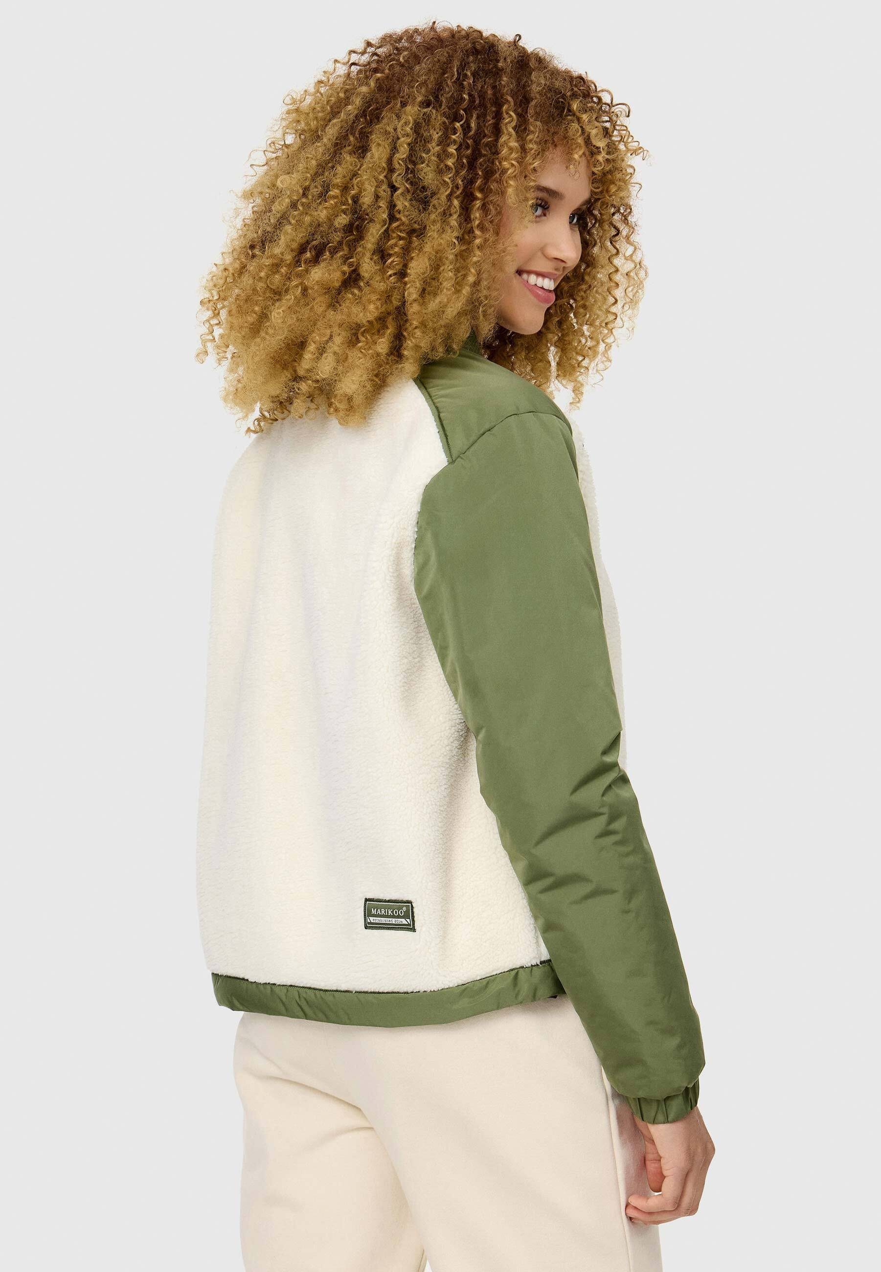 Marikoo Outdoorjacke Sayoo mit flauschigem Teddyfell