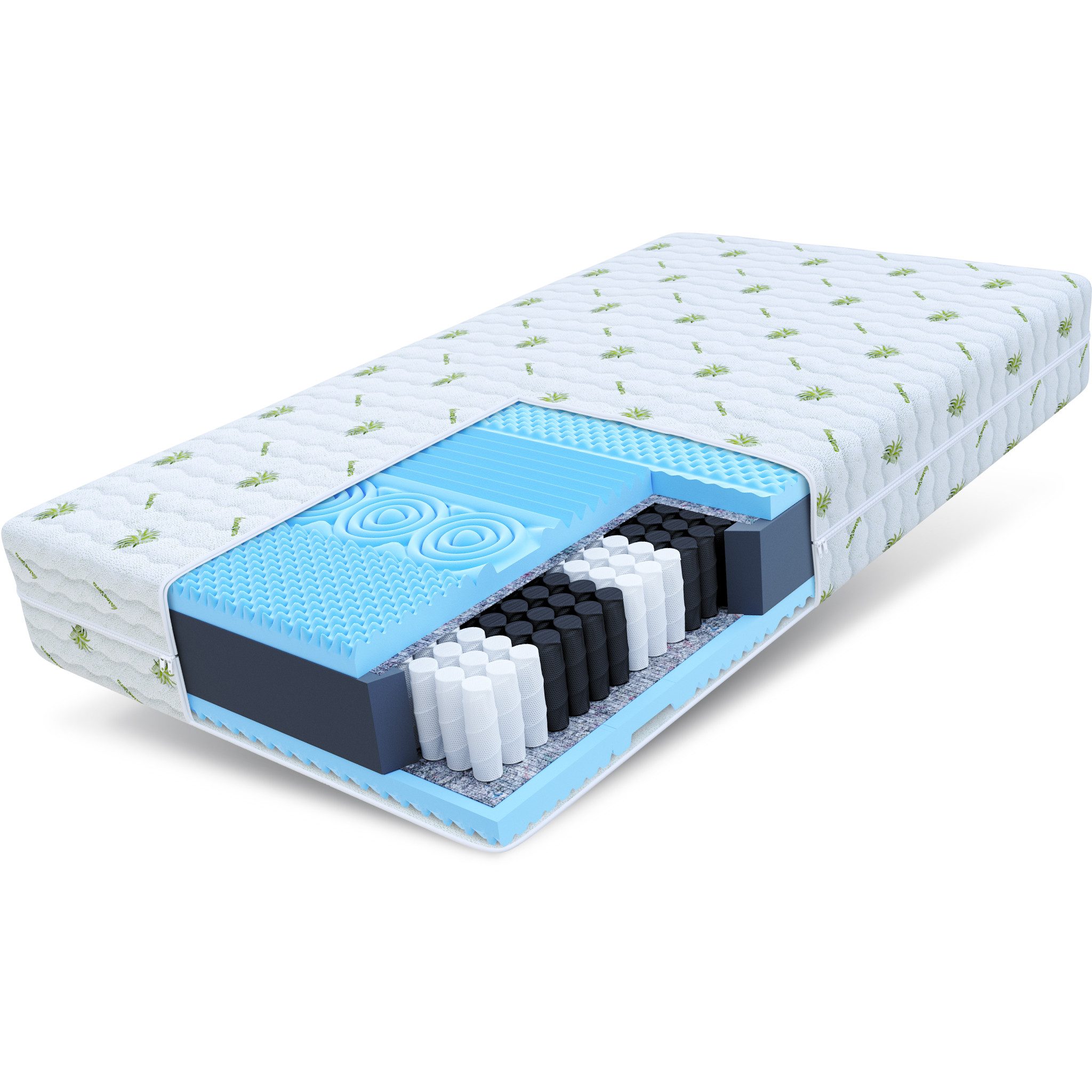 Taschenfederkernmatratze MASSAGE 90x200, 140x200, 160x200, 180x200 cm & wei günstig online kaufen