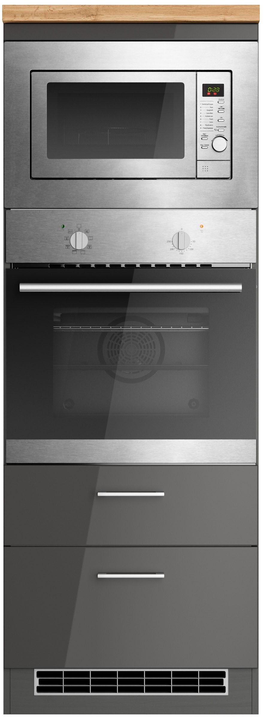 KOCHSTATION Backofenumbauschrank KS-Milan Mikrowellen-/Backofenkumbau 60 cm günstig online kaufen