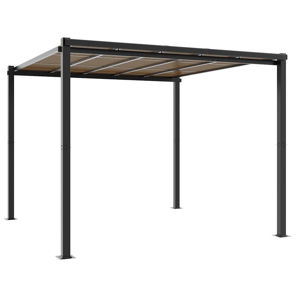 vidaXL Partyzelt Gartenpavillon Anthrazit 3x3 m Aluminium