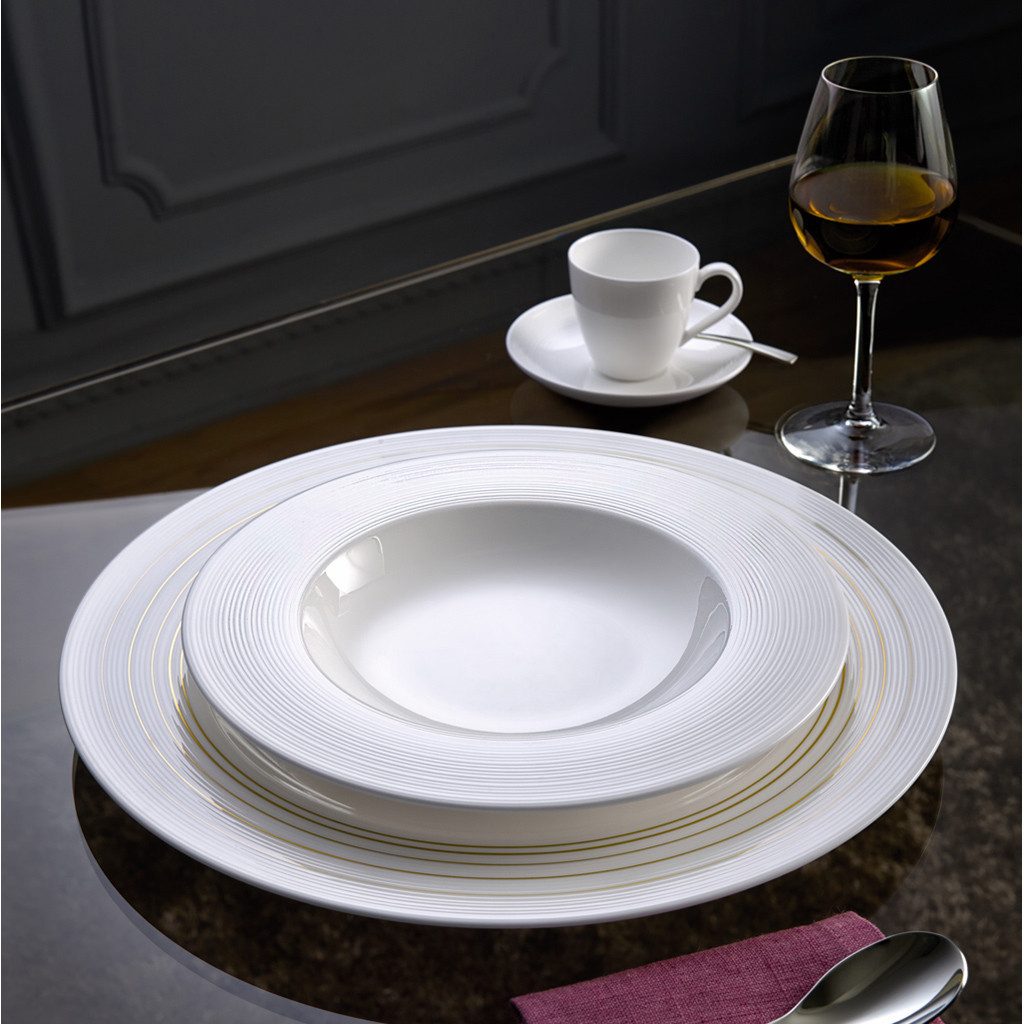 Villeroy & Boch Espressotasse Anmut Mokka-/Espressoobertasse, 1-tlg., Porzellan, Premium Bone Porcelain, mikrow.- & spülm.sicher, Made in Germany