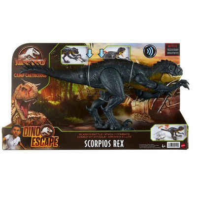 Jurassic World Spielfigur Mattel Jurassic World Kampfaction Scorpios Rex