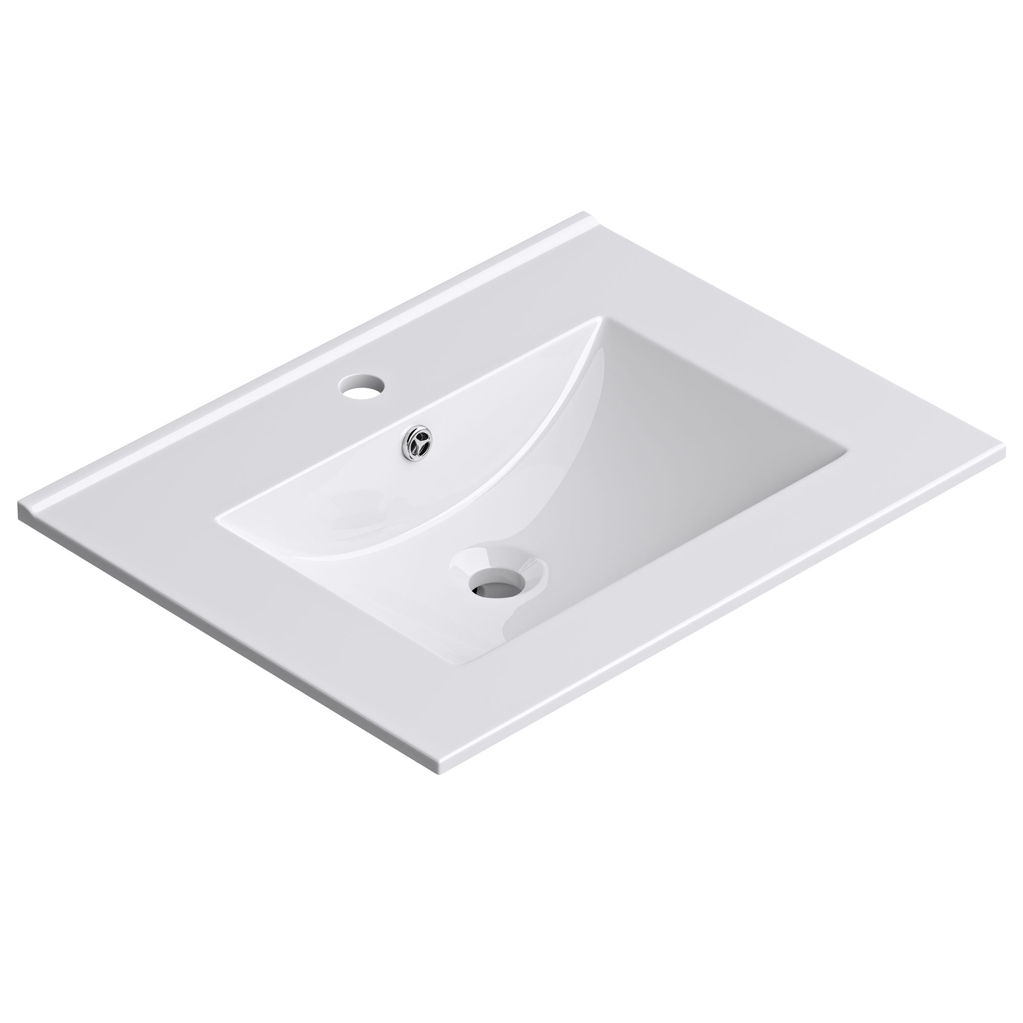 doporro Waschbecken Einbauwaschbecken aus Keramik inkl. Nano-Beschichtung B günstig online kaufen