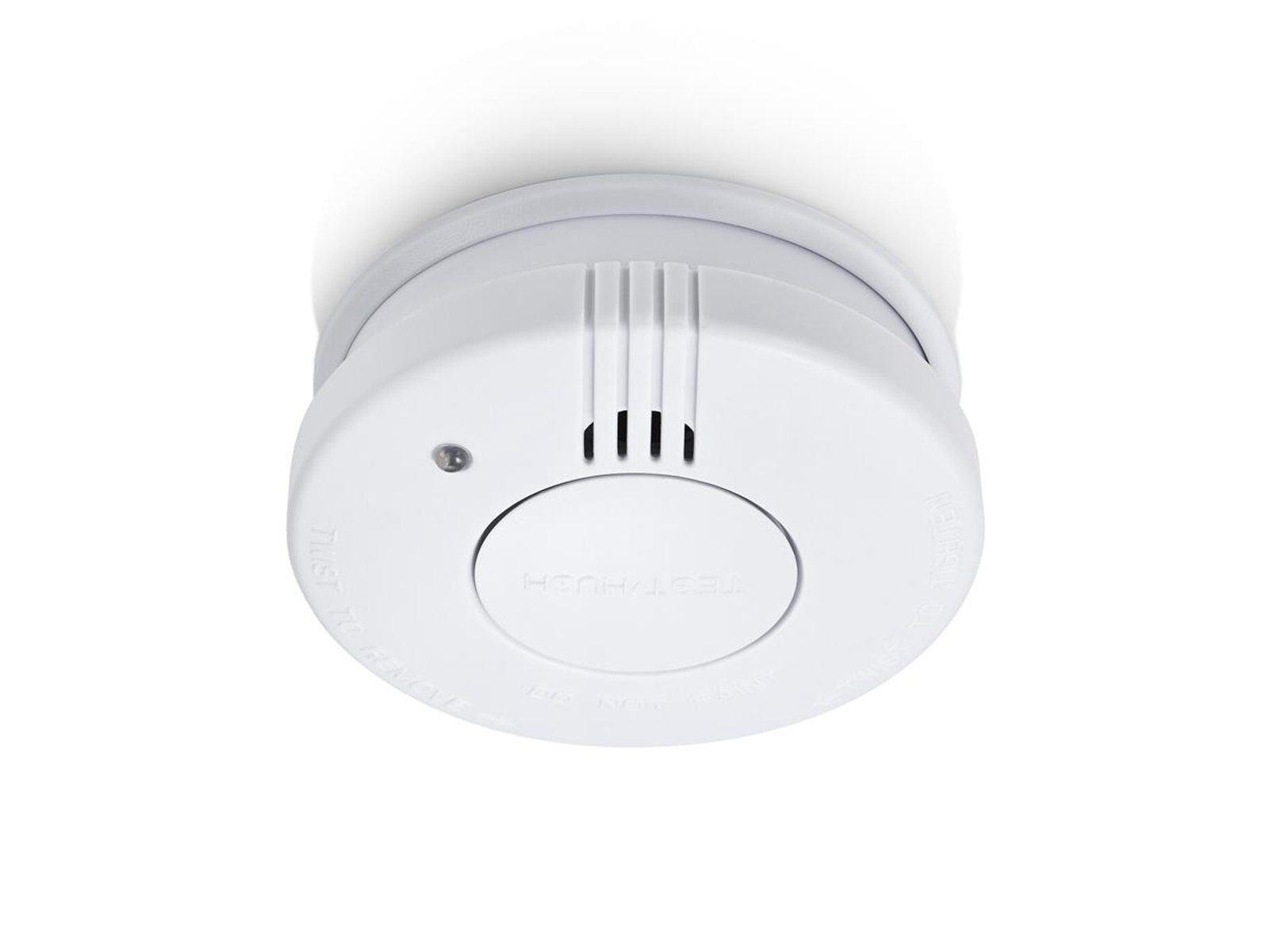 smartwares Rauchmelder (Brandmelder mit 5 Jahres Batterie & Magnethalter, Weiß, Ø 10cm)