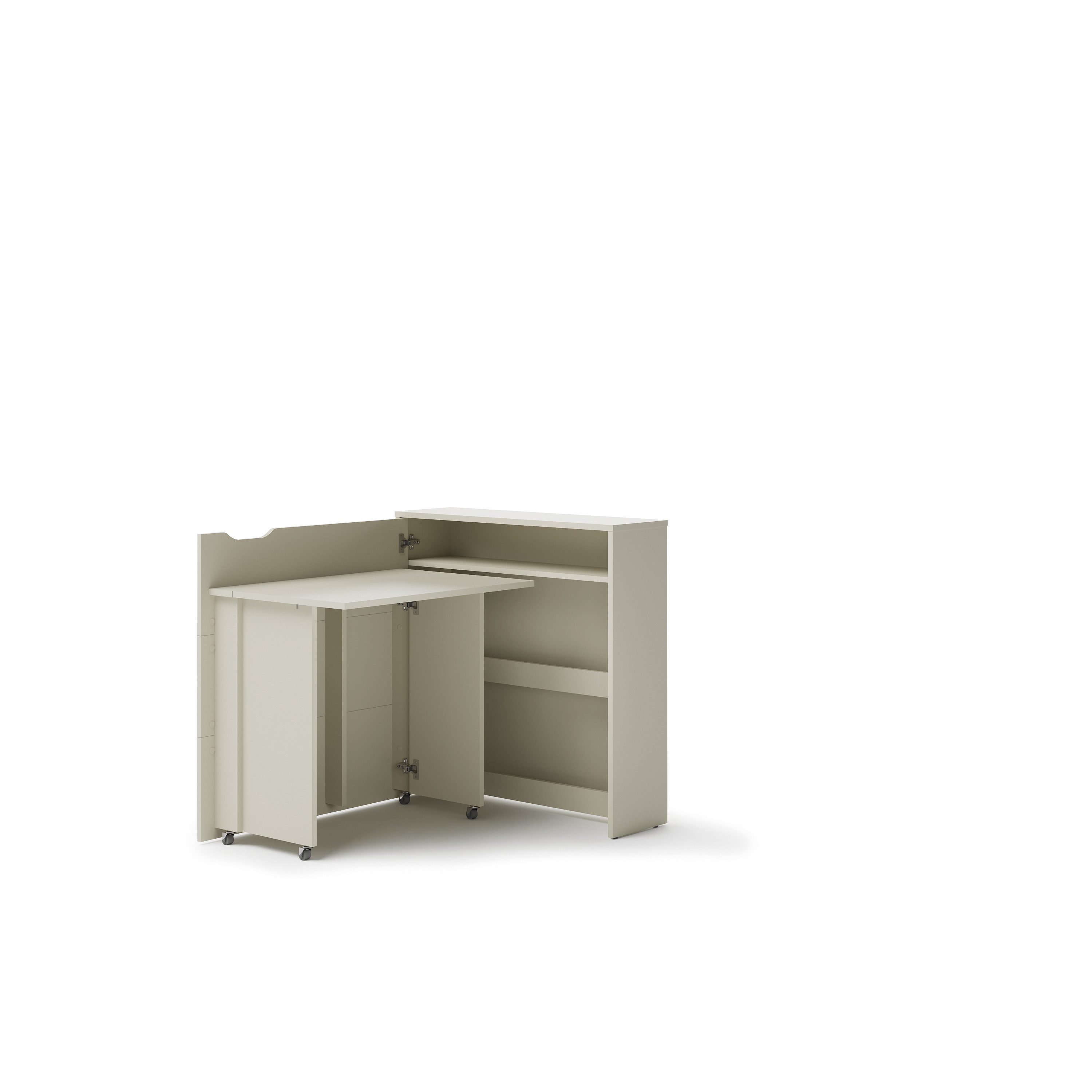 yourhouse24 Schreibtisch WORK CONCEPT SLIM ausklappbarer Klappschreibtisch (1 Tisch), Breite 90 cm