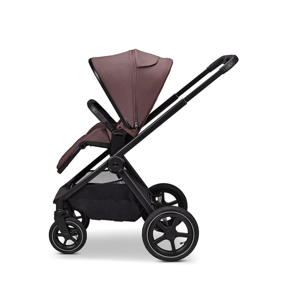Moon Kombi-Kinderwagen Gio Fold Air Kombikinderwagen inkl. Cosmo 2.0, Gestell und Babywanne mit einem Handgriff zusammenfaltbar