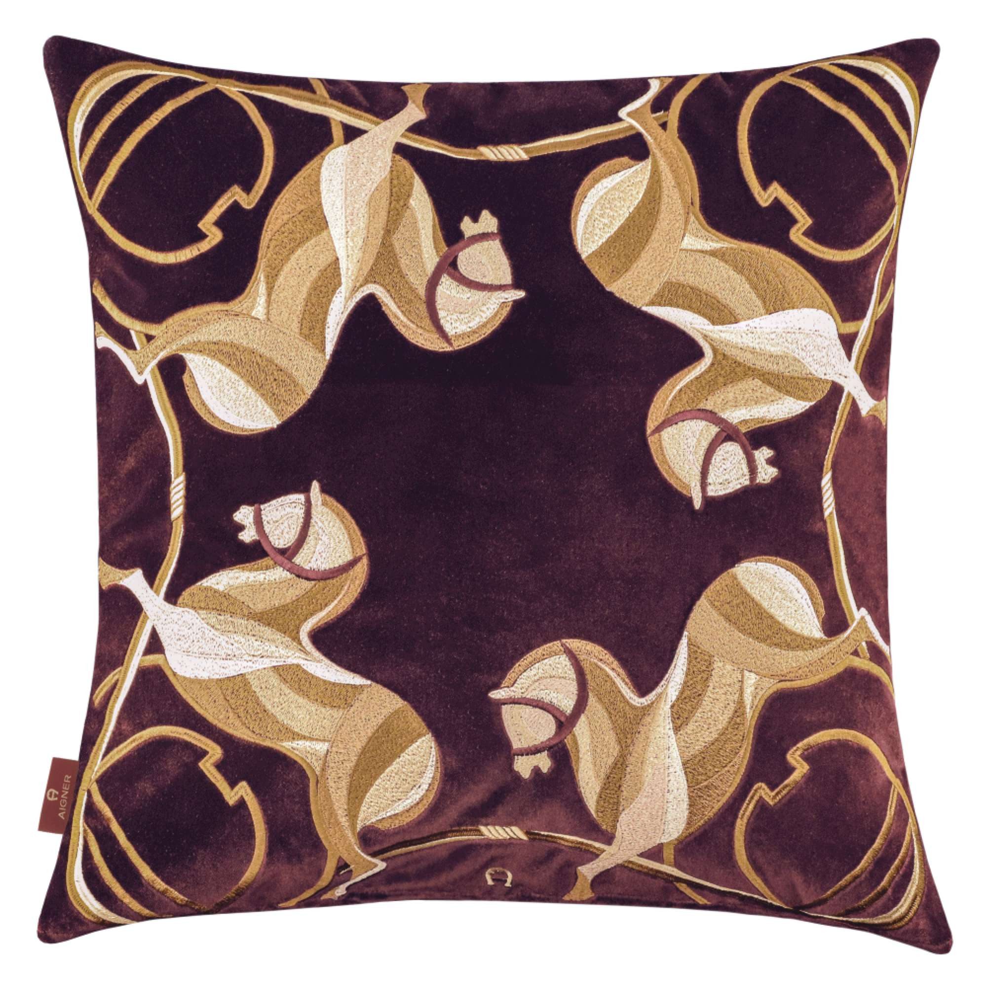 AIGNER Kissenhülle EQUITANIA Kissenhülle, (1 Stück), 50 x 50 cm in Bordeaux