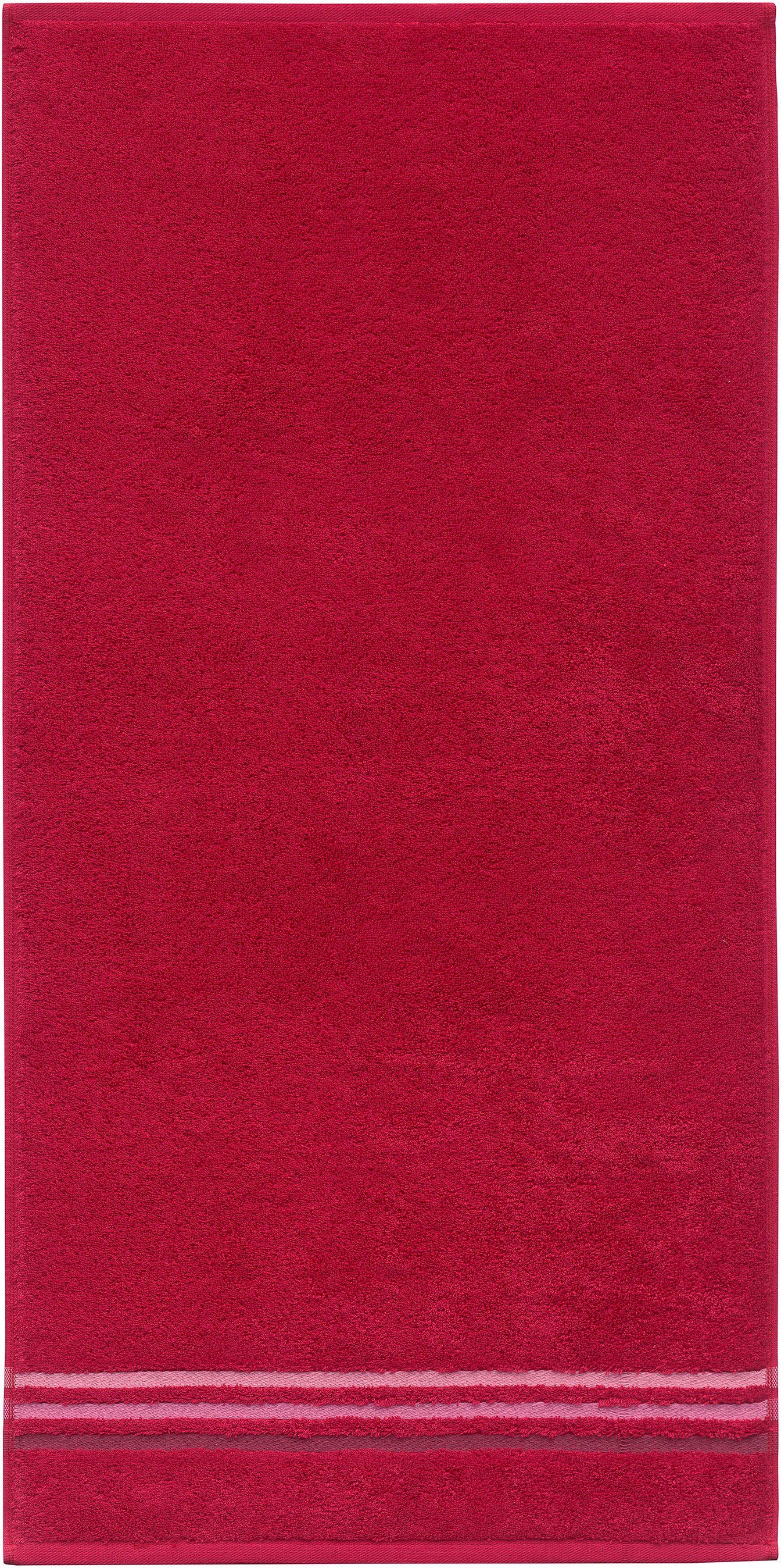 IN Frottier Duschtücher Set MADE Schiesser OEKO-TEX®-zertifiziert Baumwolle, kuschelweicher Color GREEN im by 2er (2-St), Skyline mit eleganter aus Streifenbordüre,