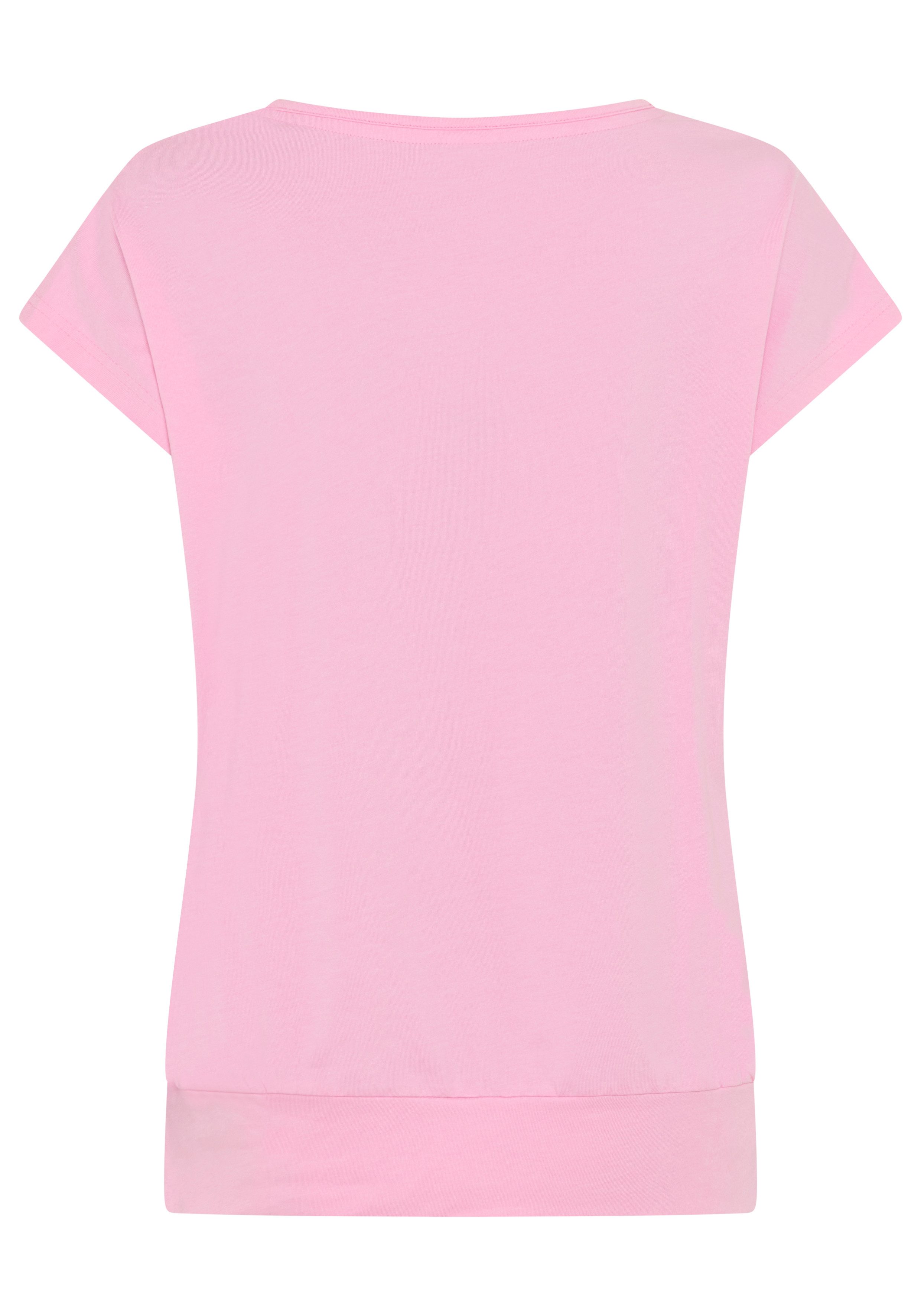 KangaROOS T-Shirt Kurzarm, figurumspielende Passform, breiter Bund am Rumpf günstig online kaufen