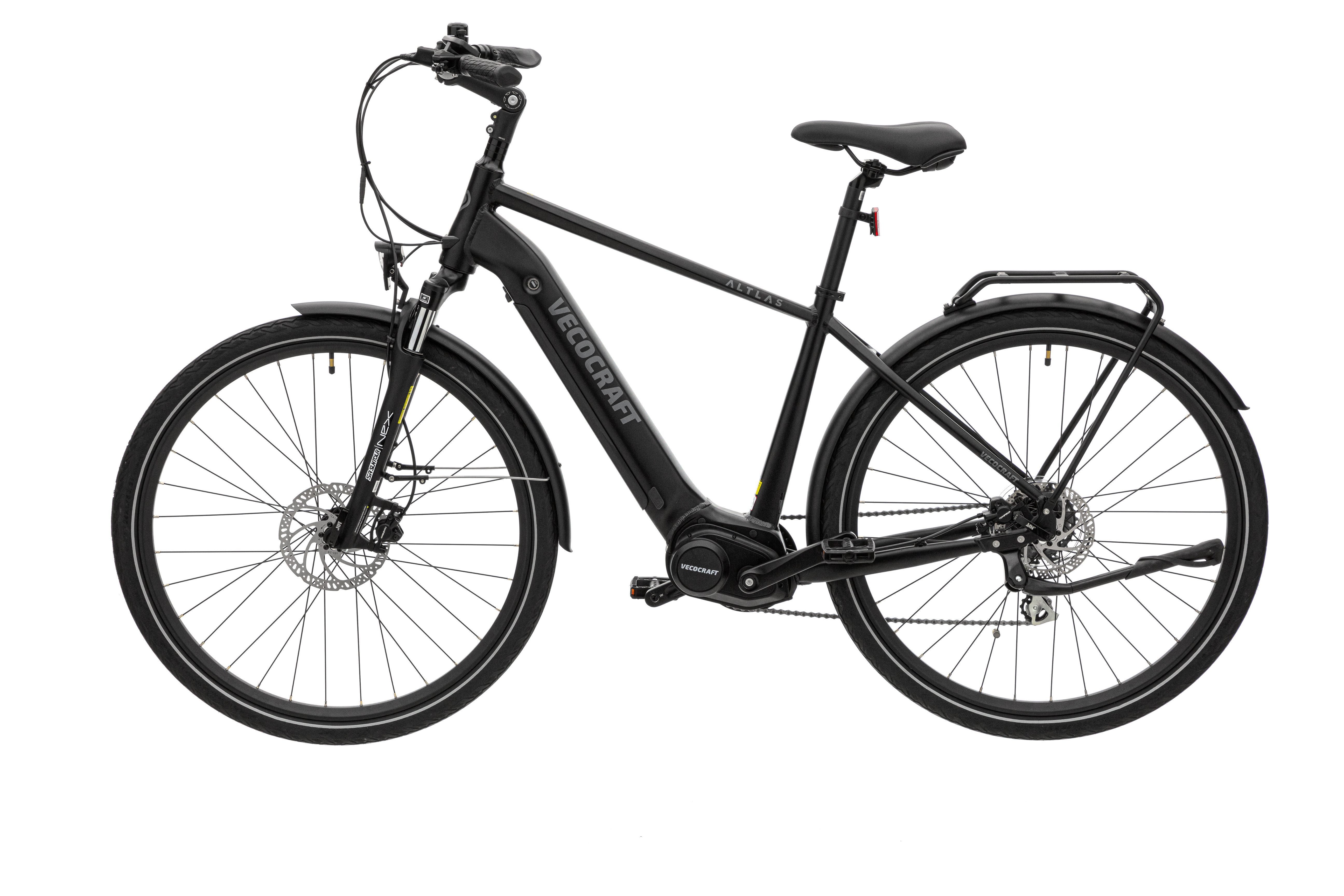 VECOCRAFT E-Bike Trekkingrad 28'' Pedelec 36V 13AH,100Nm,Drehmomentsensor ATLAS, 8 Gang, Mittelmotor, 468 Wh, (Maximale Tragkraft 140 kg, E-fahrräde, E-Citybike)