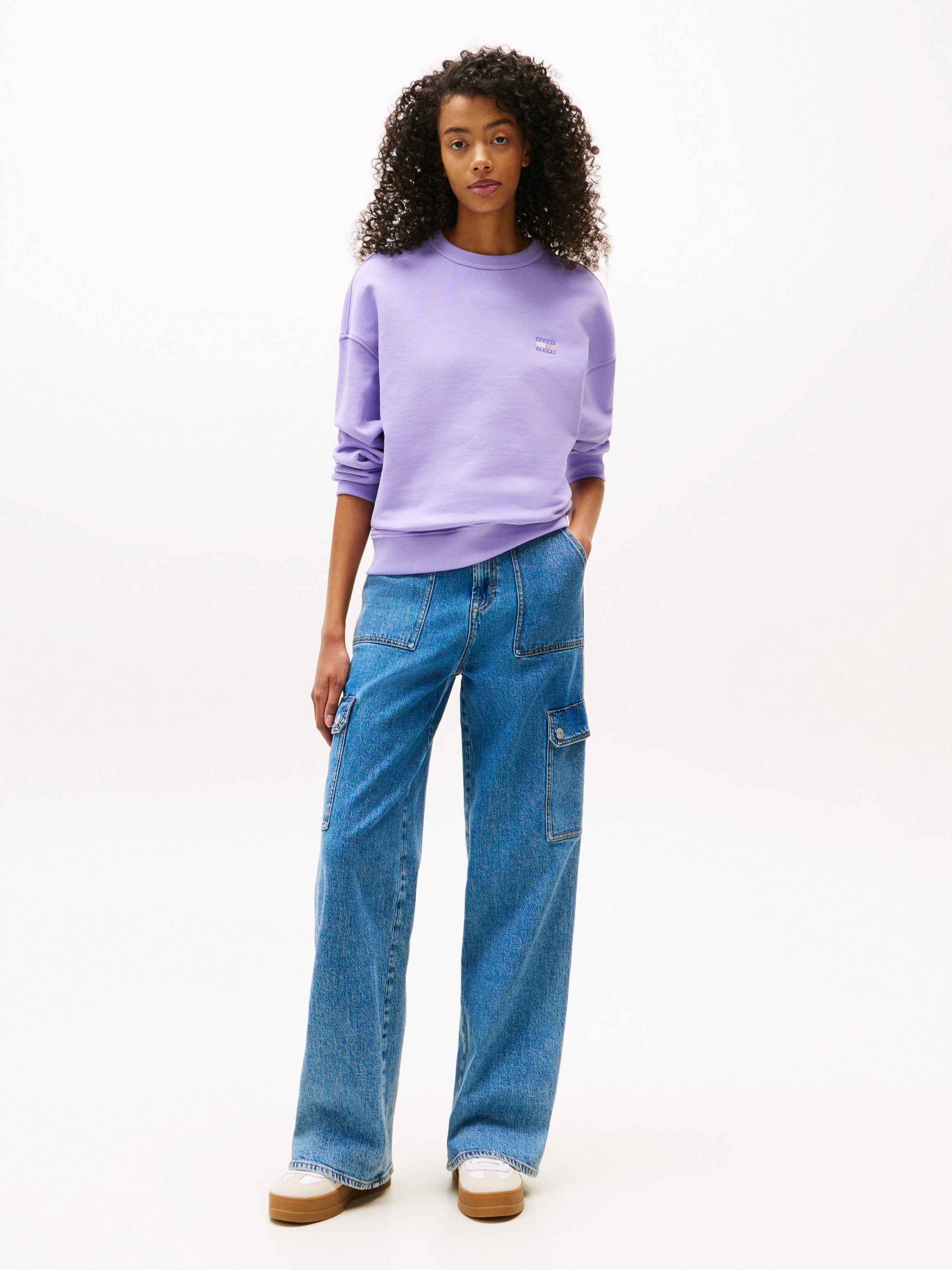 Tommy Jeans Sweatshirt TJW BXY BADGE CREW mit Logo-Badge günstig online kaufen