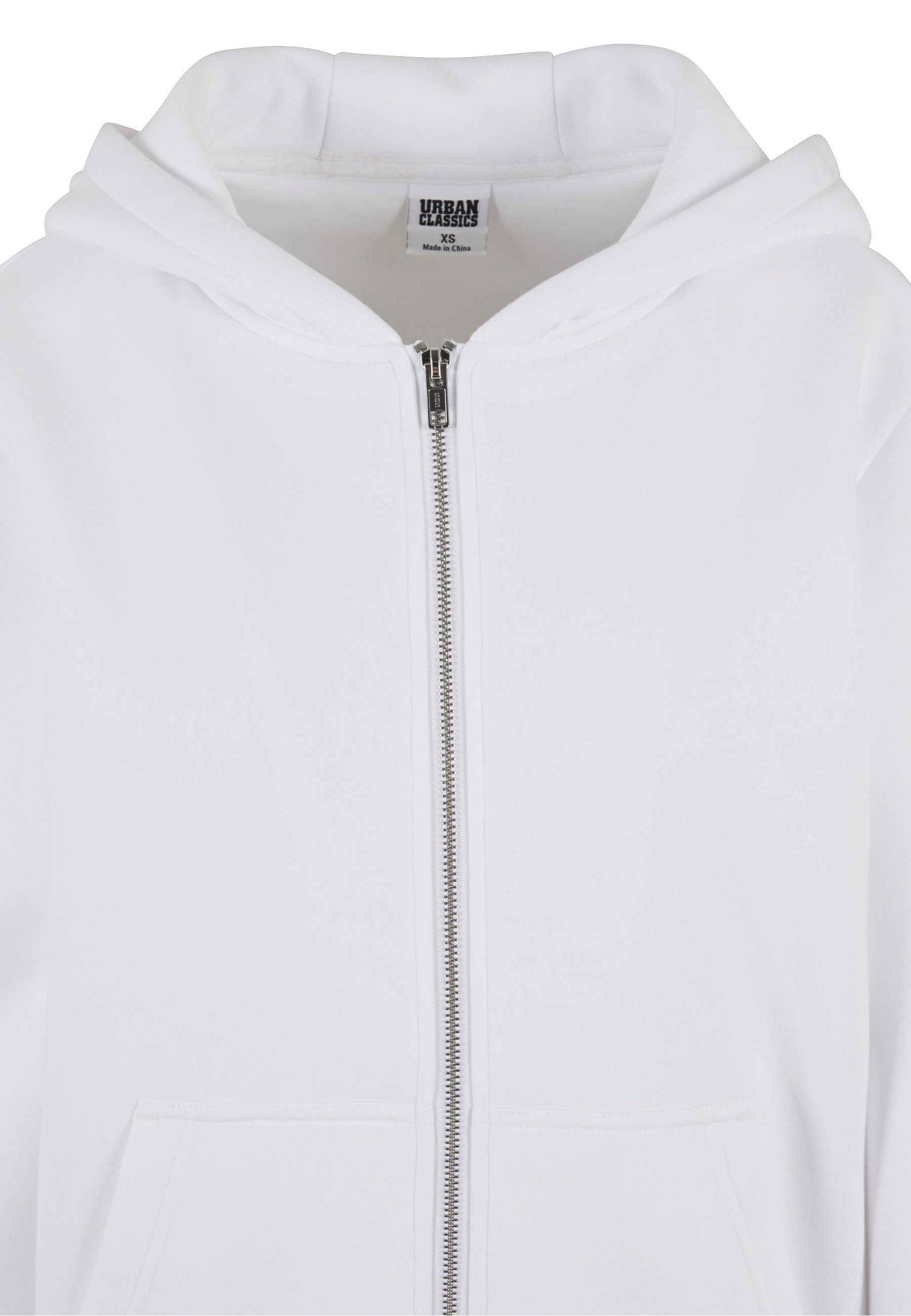 URBAN CLASSICS Cardigan Urban Classics Ladies Fluffy Zip Cardigan (1-tlg)