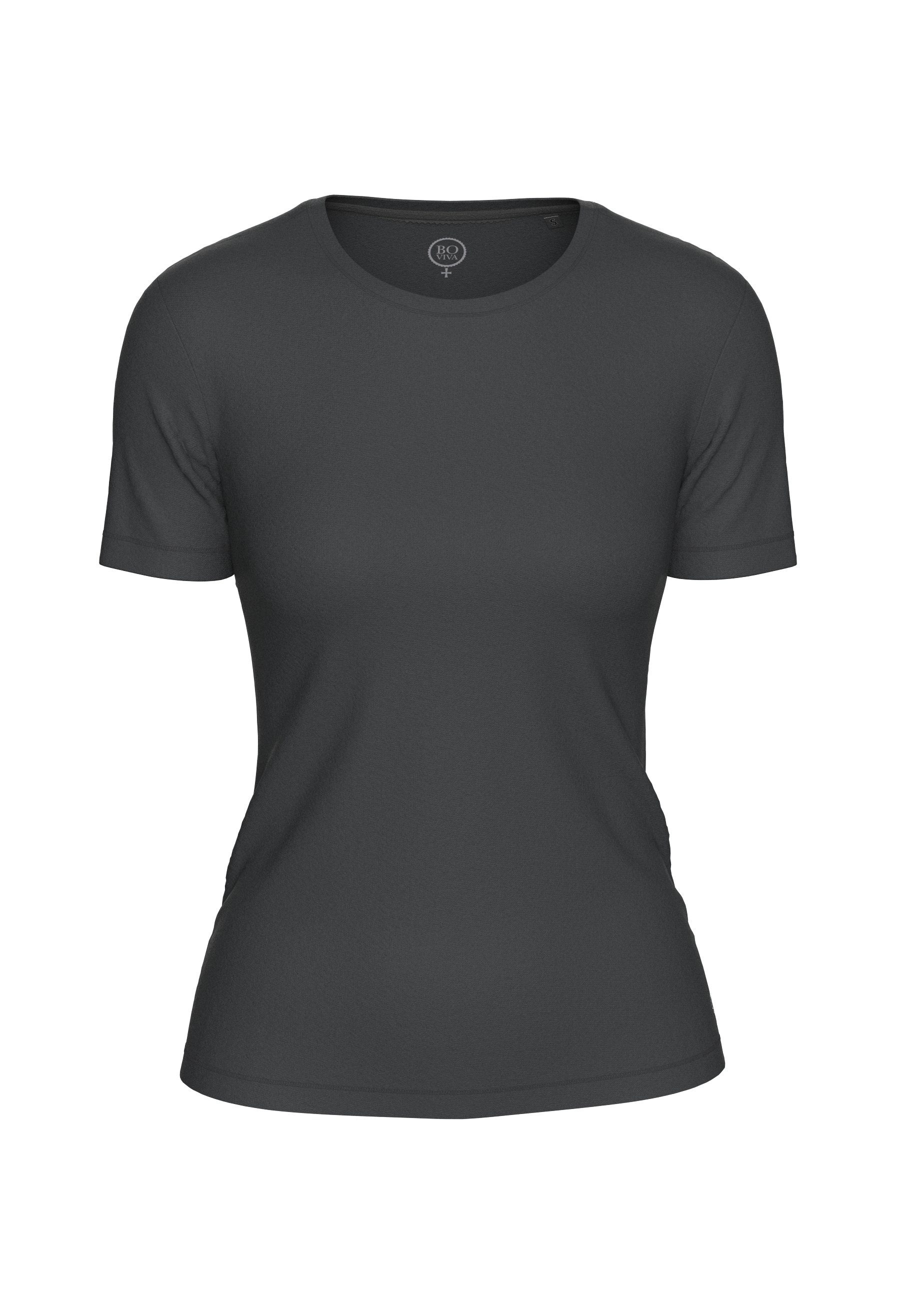 BOVIVA Kurzarmshirt Venus (1-tlg) Jersey schwarz | T-Shirts