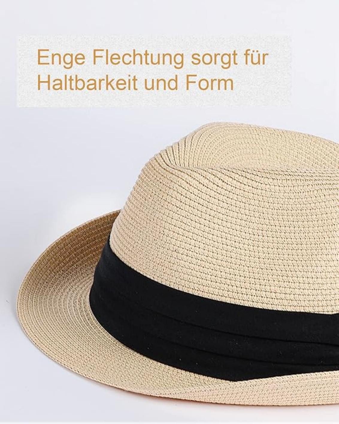 Coonoor Sonnenhut Damen Panama Hut Breiter Krempe Stroh Sommer günstig online kaufen