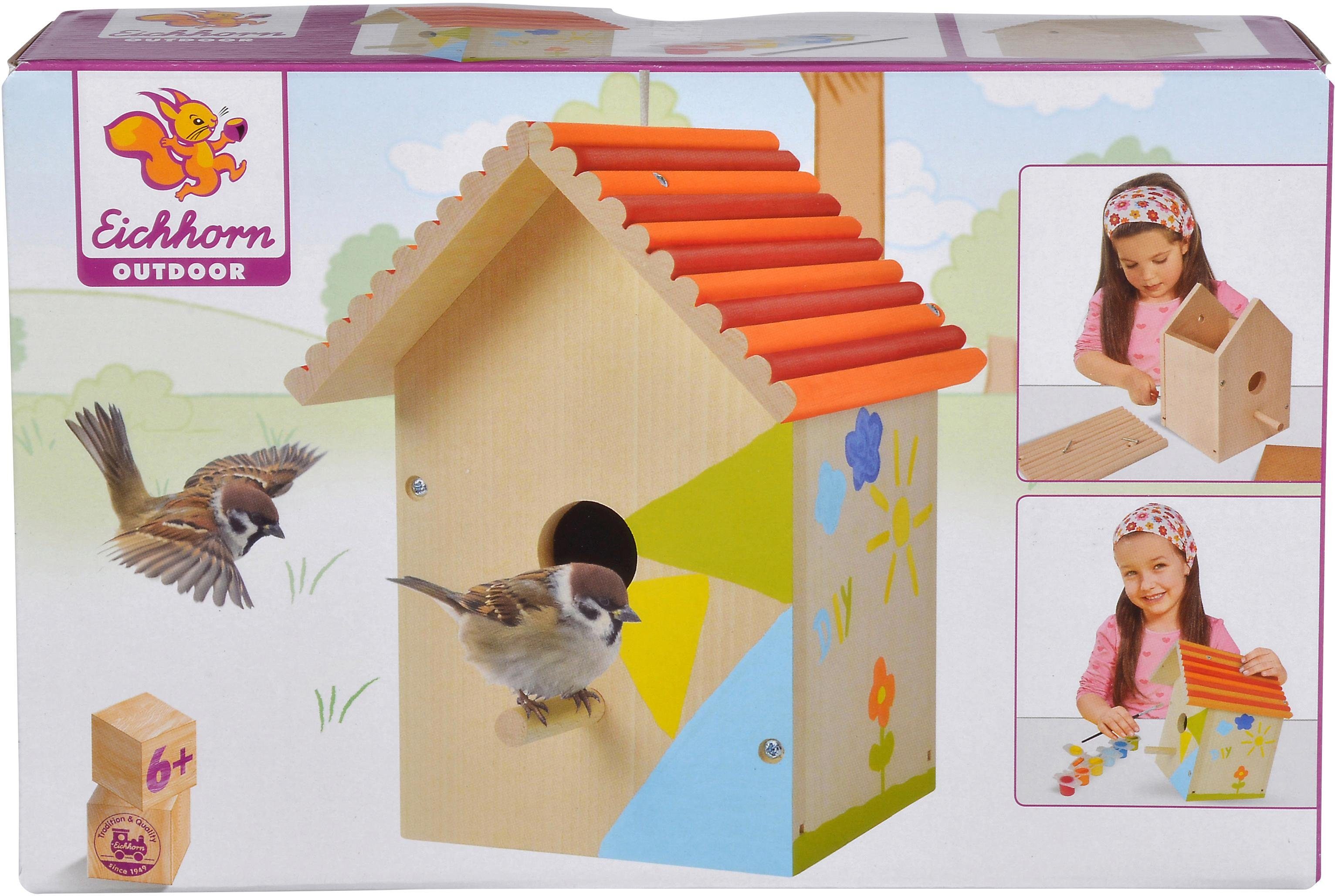 Eichhorn Kreativset Outdoor Vogelhaus, (Set), Zum günstig online kaufen