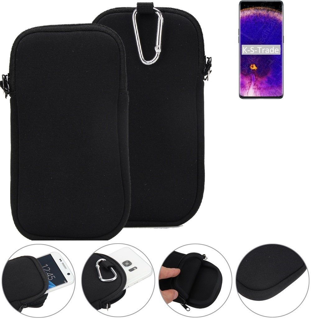 K-S-Trade Handyhülle für Oppo Find X5 Pro, Neopren-Hülle Handyhülle Schutzhülle Neoprenhülle Sleeve
