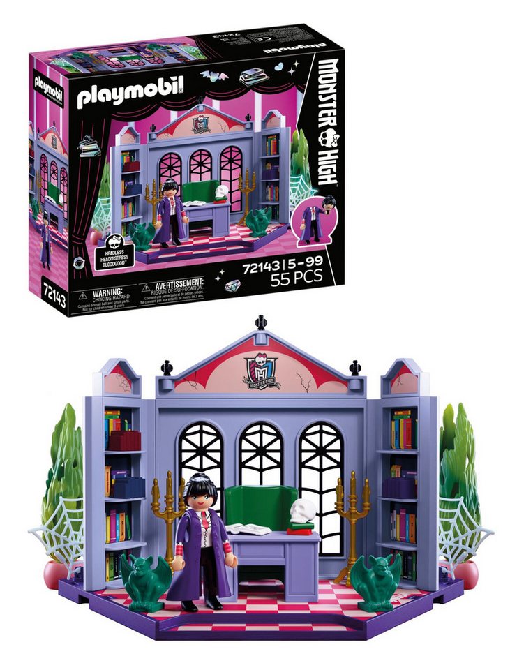 Playmobil® Bloodgood's BüroTM (72143), Monster High™ Konstruktions-Spielset, Made in Europe