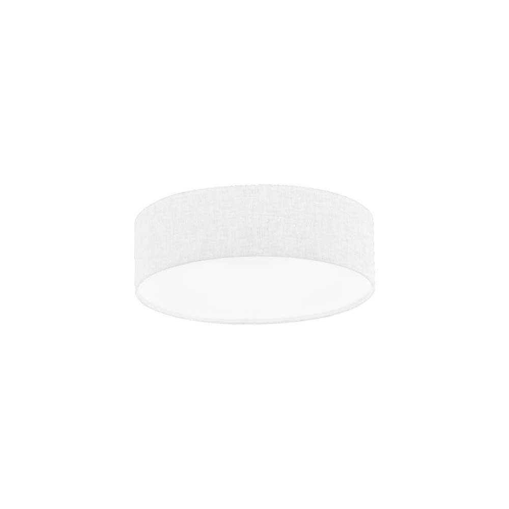 FISCHER & HONSEL Deckenstrahler, Leuchtmittel nicht inklusive, Deckenlampe Deckenleuchte Schlafzimmerleuchte weiß Stoff Flurleuchte 3