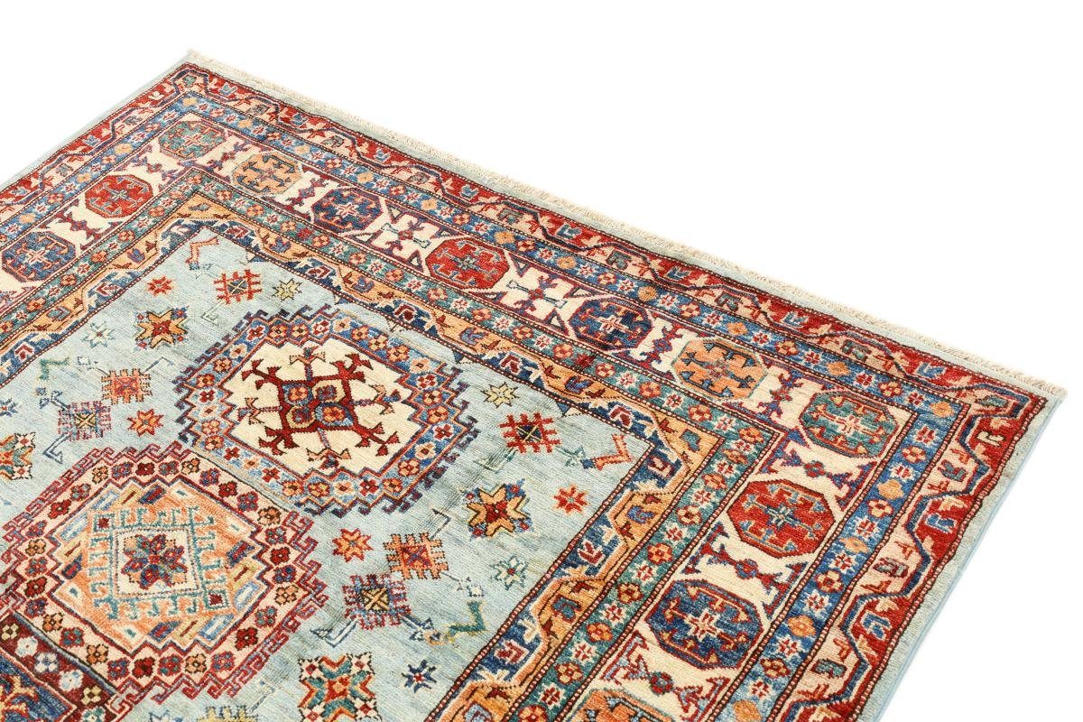 Orientteppich Super Kazak 5 Höhe: rechteckig, Orientteppich, Trading, Handgeknüpfter 146x186 mm Nain