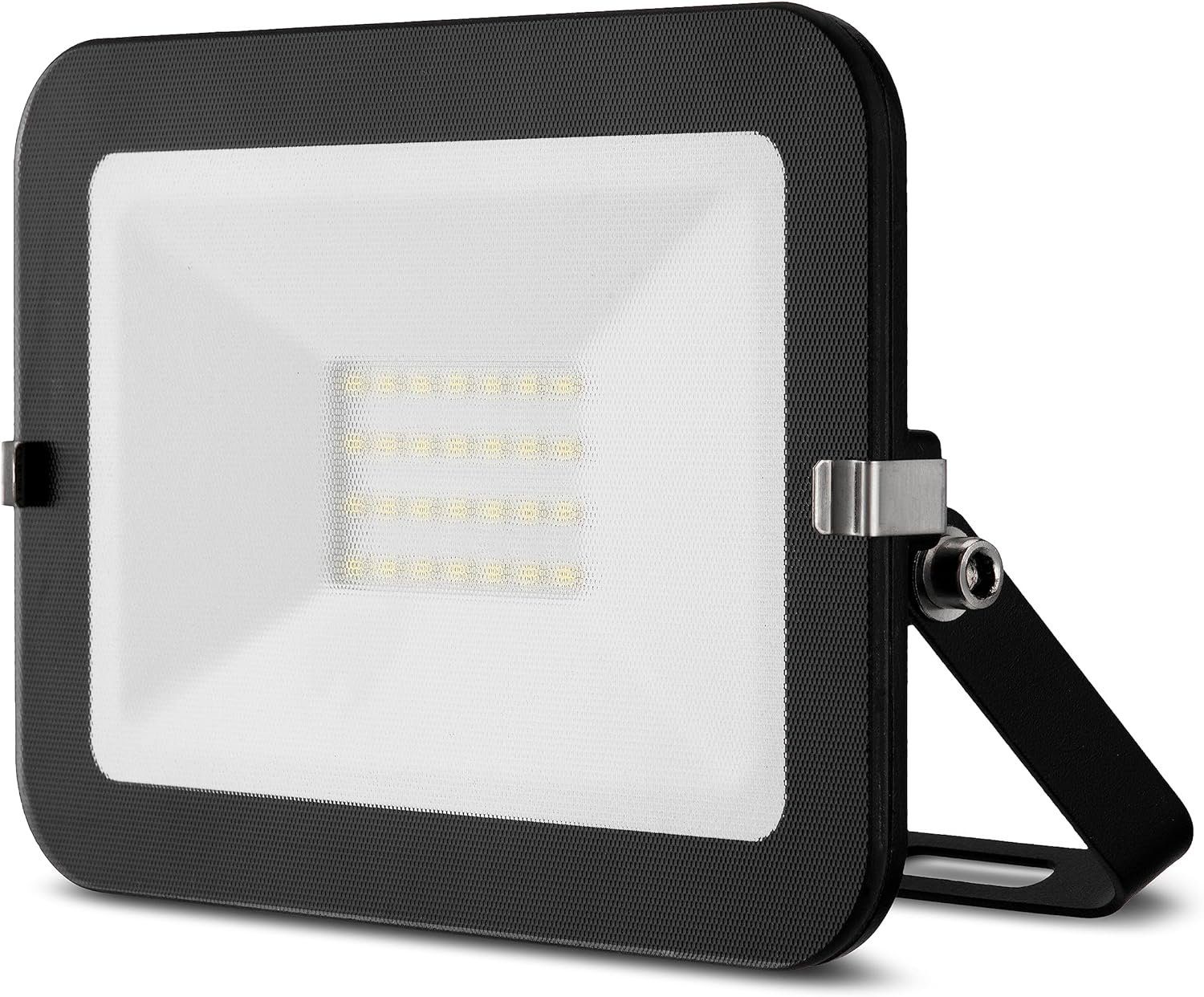 REV LED Flutlichtstrahler Mirano, LED fest integriert, Tageslichtweiß, 10W,  IP65
