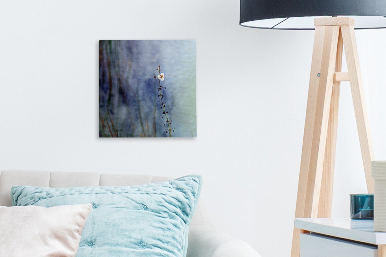 OneMillionCanvasses® Leinwandbild Eine Pfeilspitze mit Schlafzimmer Bilder für Hintergrund, Wohnzimmer buntem St), Leinwand (1