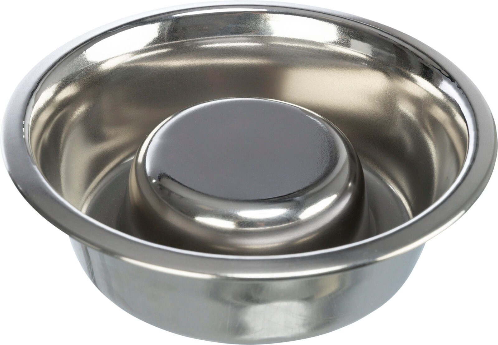 TRIXIE Antischlingnapf Slow Feeding Edelstahlnapf - diverse - 1,5 l/ø 24 cm