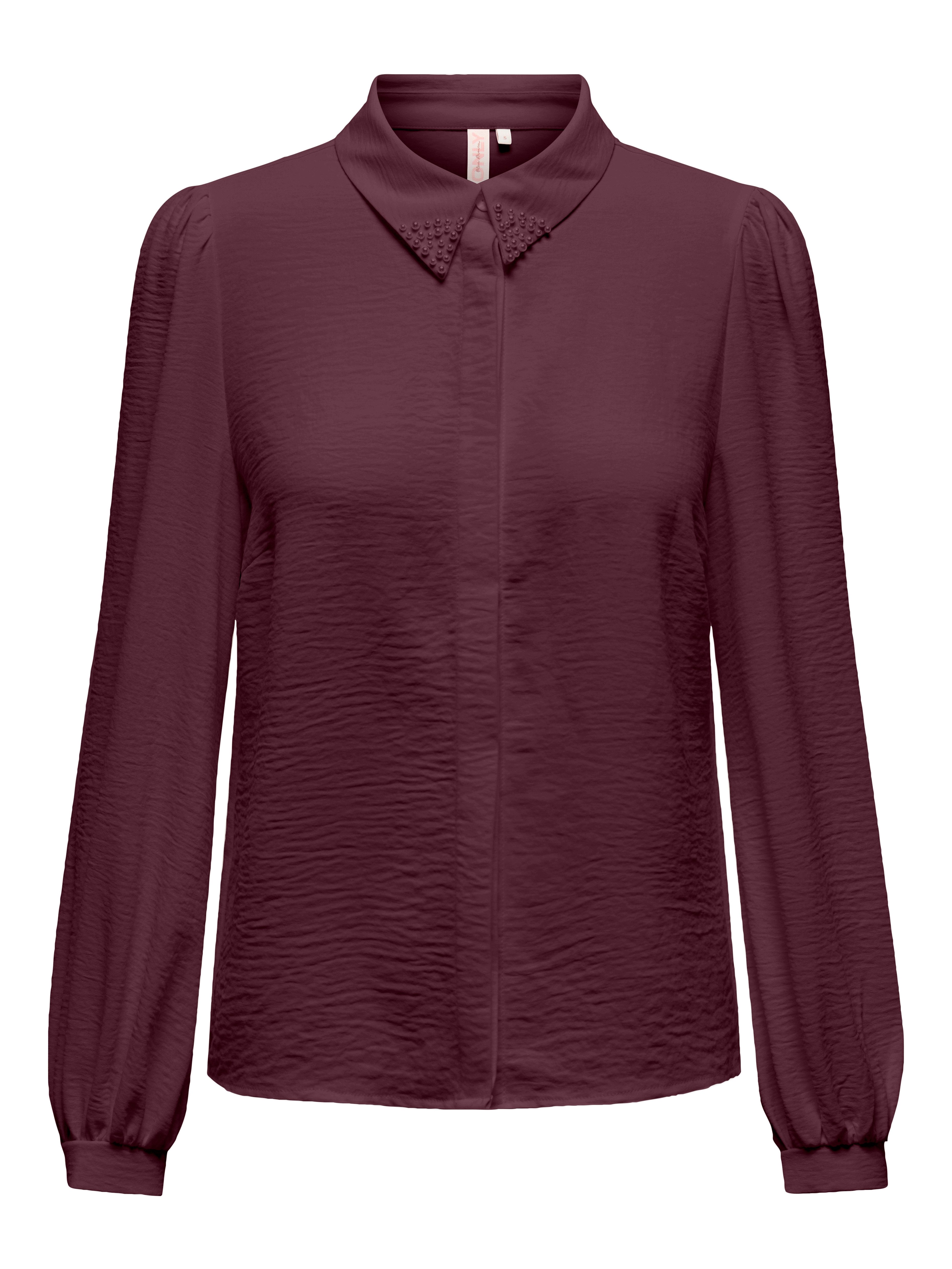 ONLY Hemdbluse ONLMETTE PEARL LS SHIRT WVN Kunstfaser, regular fit