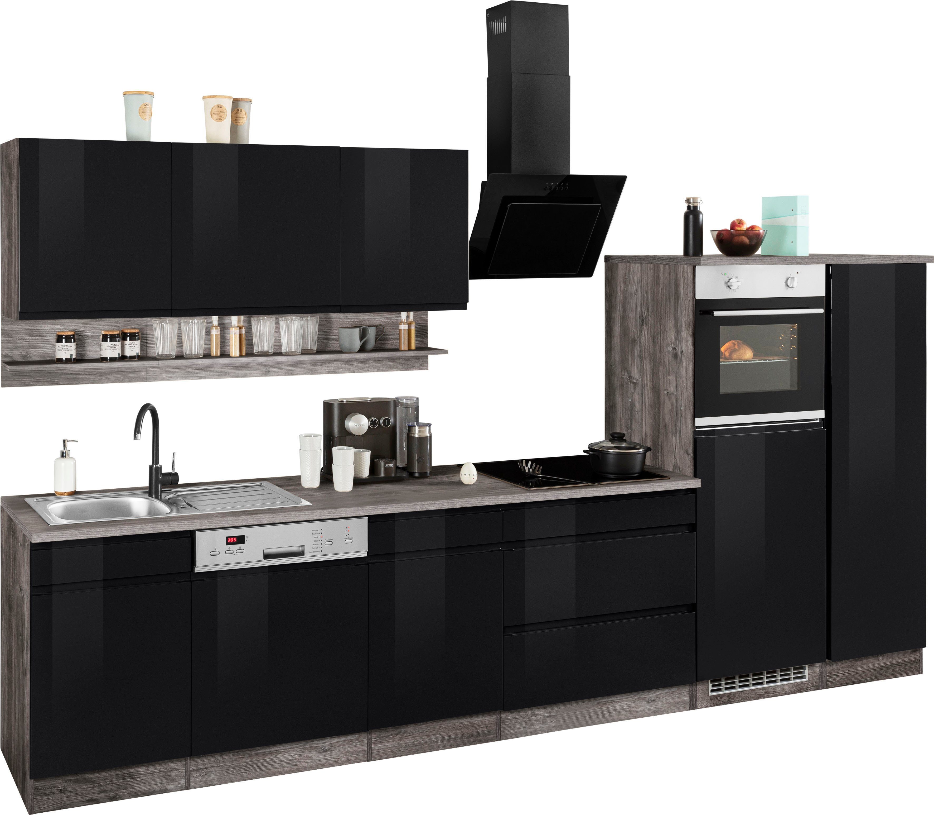 KOCHSTATION Küchenzeile KS-Virginia, Breite 350 cm, günstig online kaufen