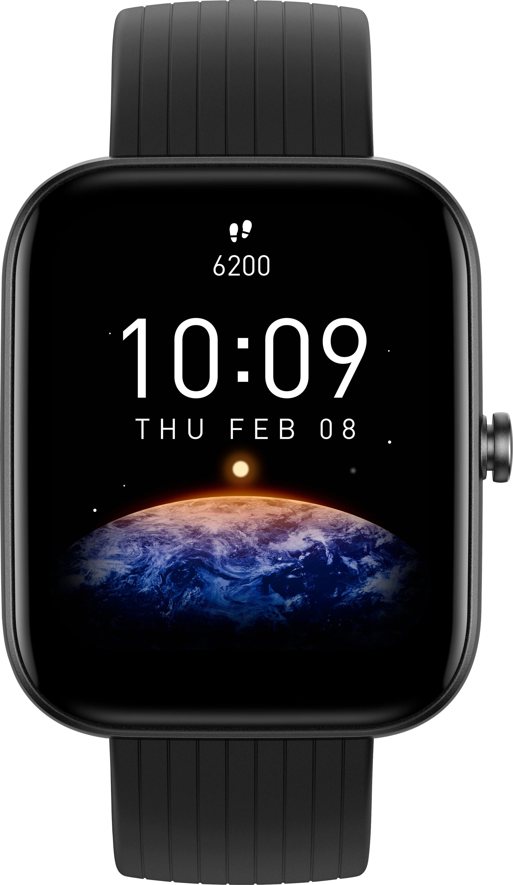 Amazfit Bip Smartwatch | Pro (4,29 OS), Black 3 cm/1,69 Zoll, schwarz 1-tlg. Amazfit
