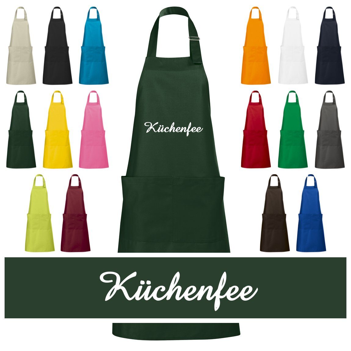 Schnoschi Kochschürze Hochwertige Küchenschürze mit Küchenfee günstig online kaufen