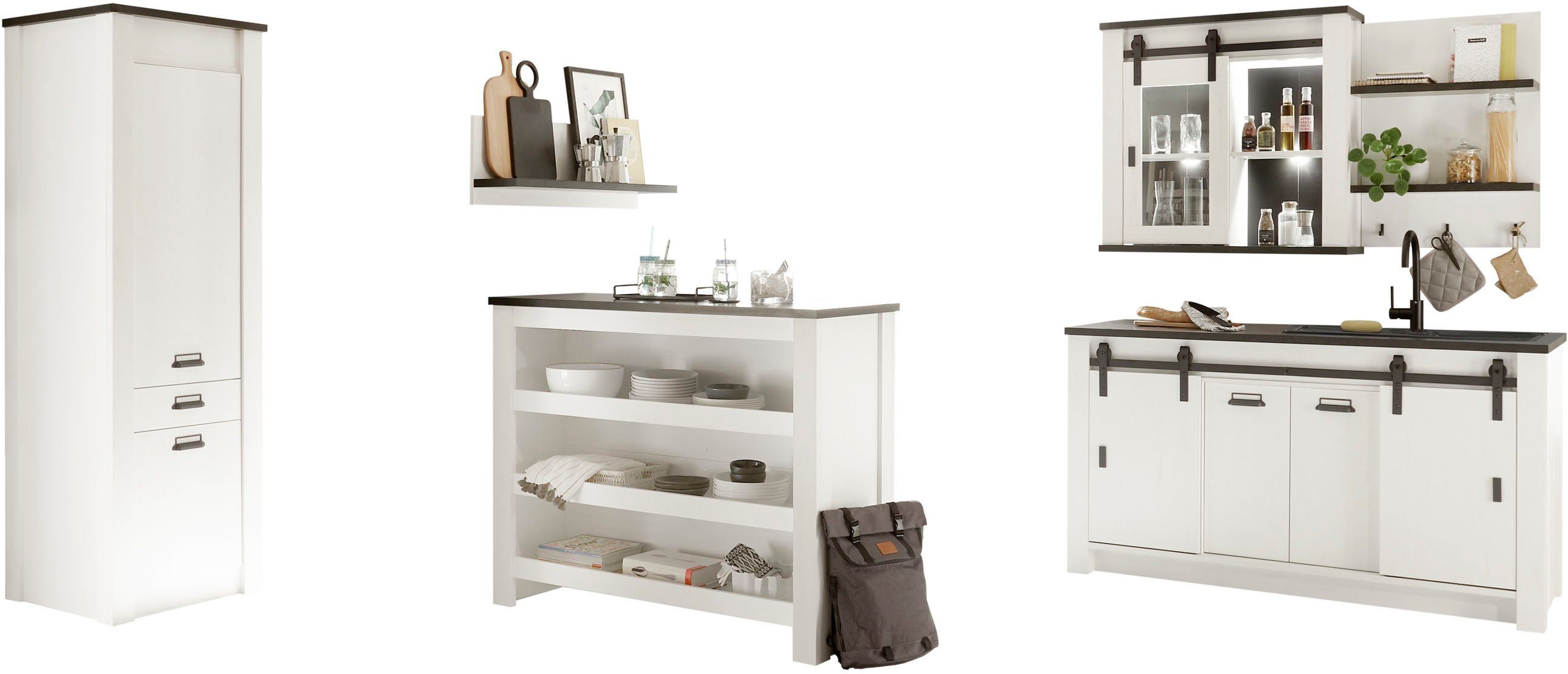 Home affaire Küche Sherwood, Breite 240 günstig online kaufen