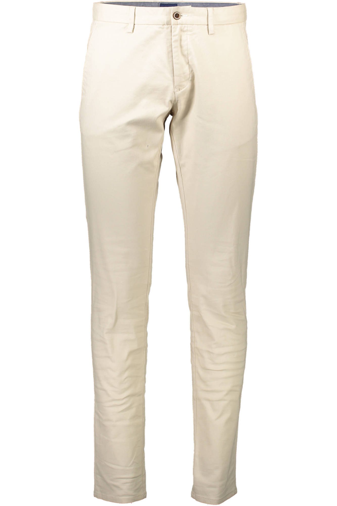 Gant 5-Pocket-Hose Klassische beige Slim-Fit-Hose für Herren mit 4 Taschen