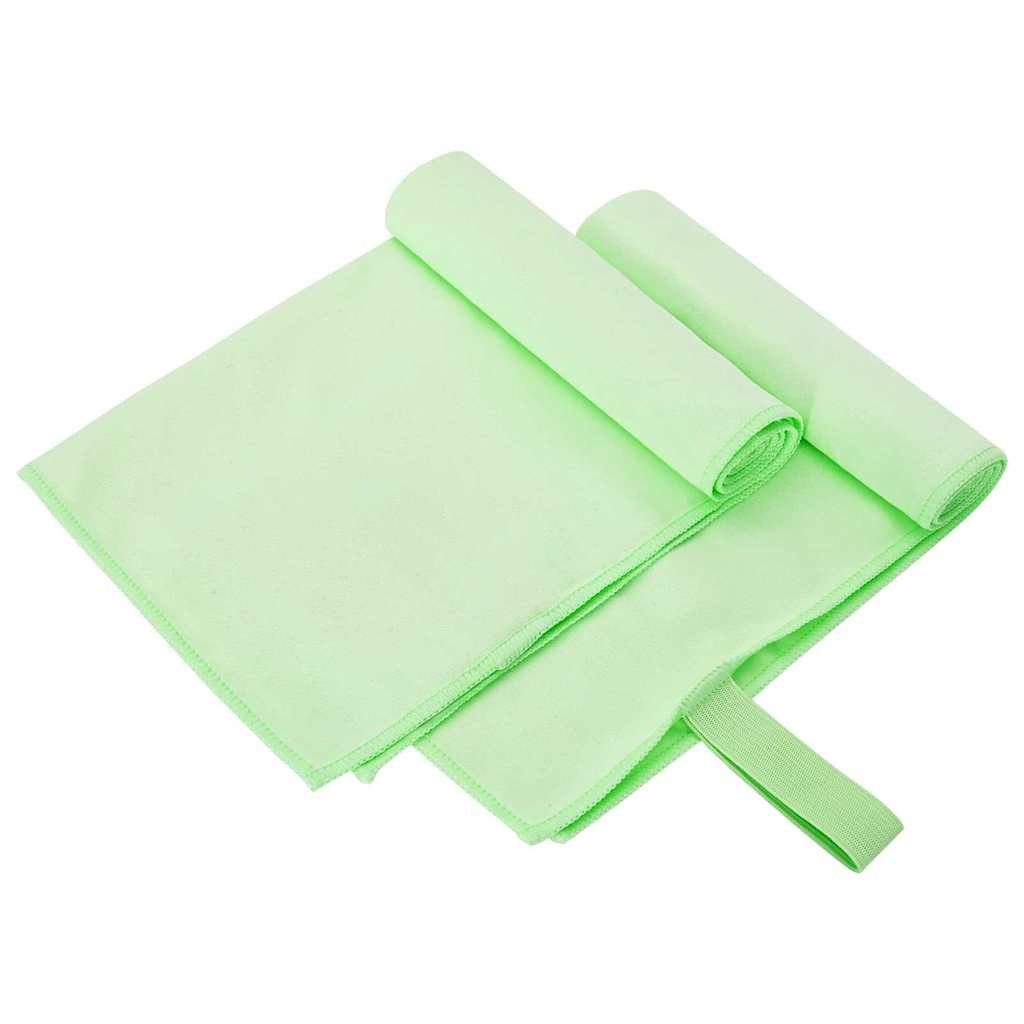 vidaXL Handtuch Sporthandtücher 2 pcs Grün günstig online kaufen