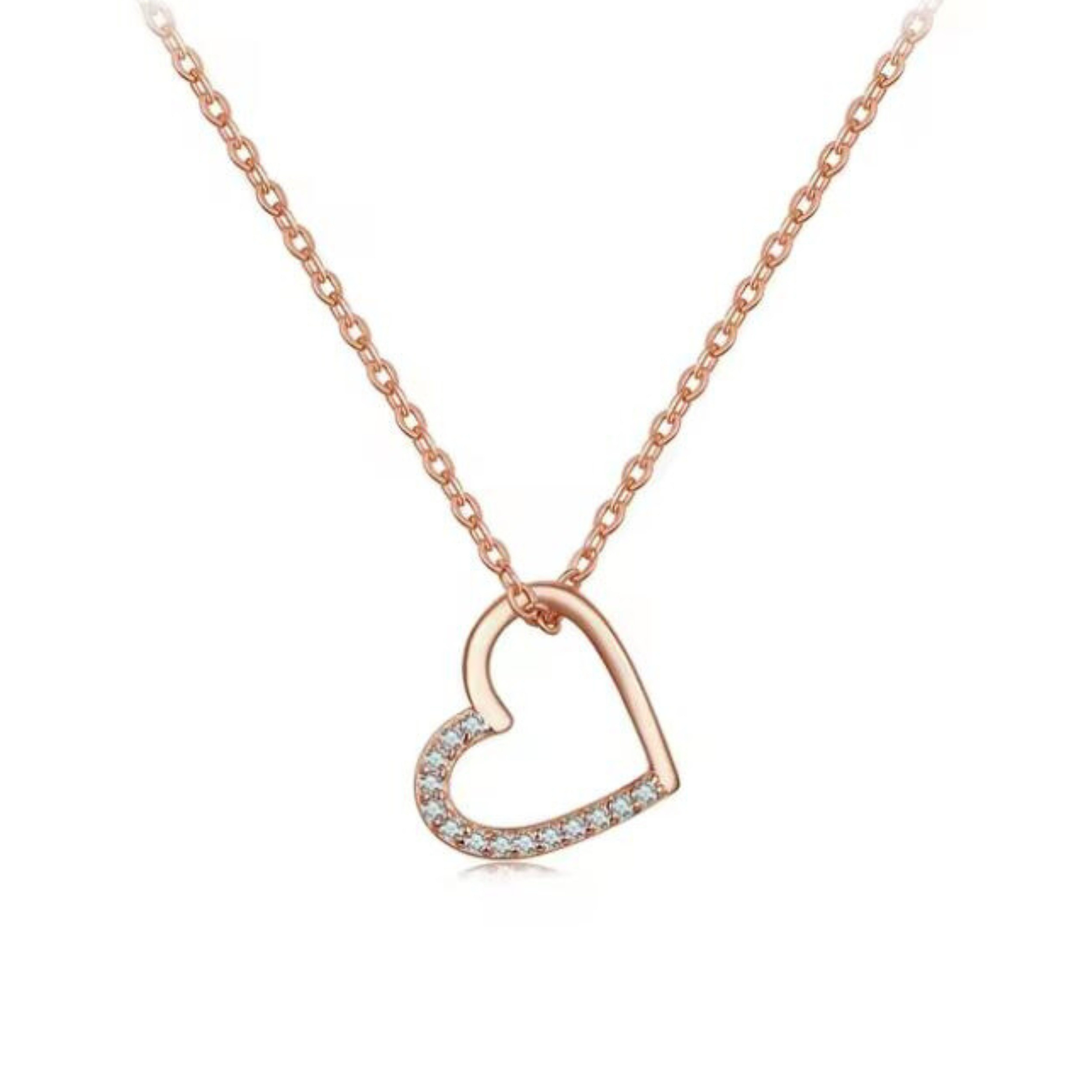 Felino Herzkette Halskette Herz Diamanten Schmuck Damen Frauen 925 Silber G günstig online kaufen