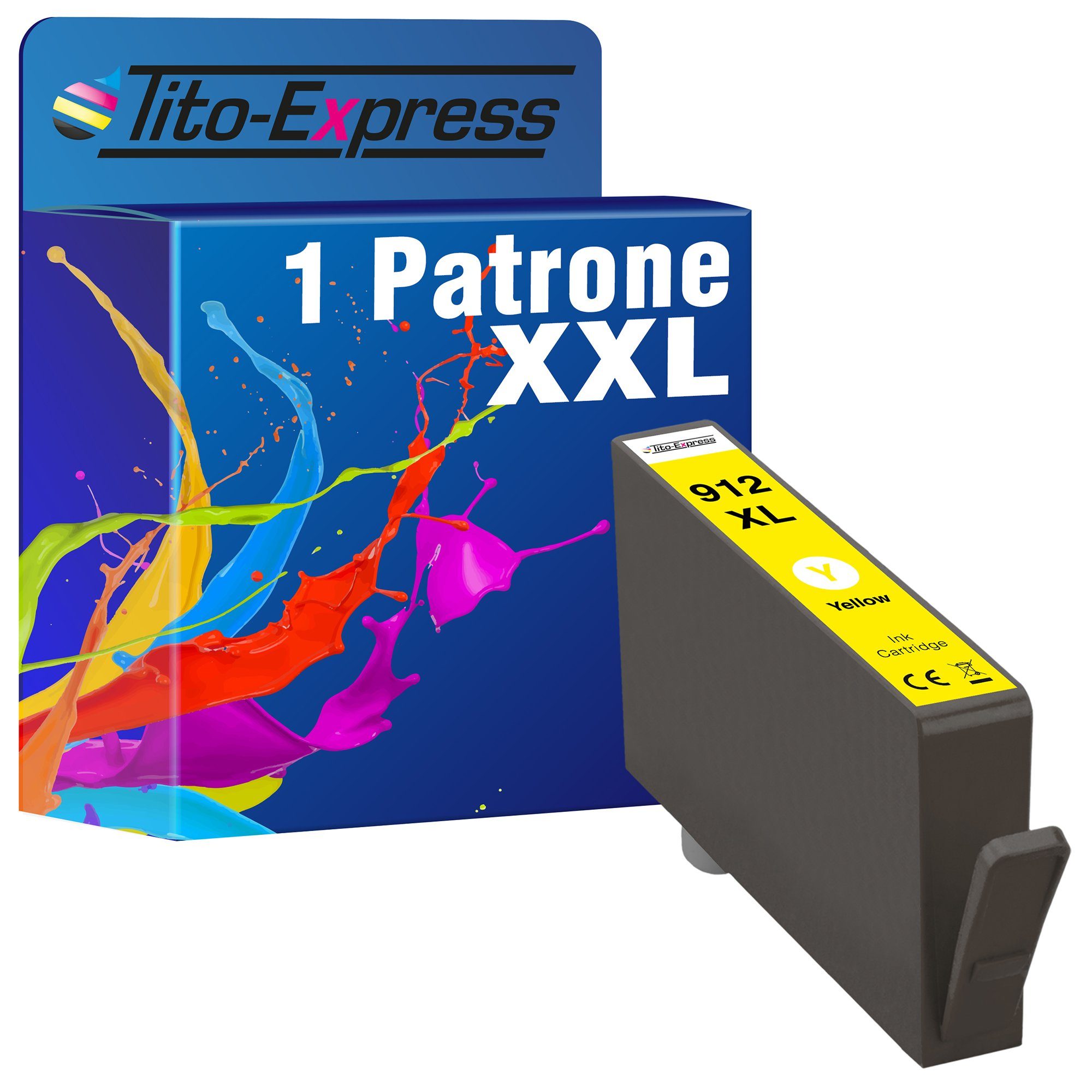 Tito-Express ersetzt HP 912 (für 8024 8012 XL 8025 Officejet HP 8030) 8024 Tintenpatrone 8022 8015 (Pro) 912XL 8014