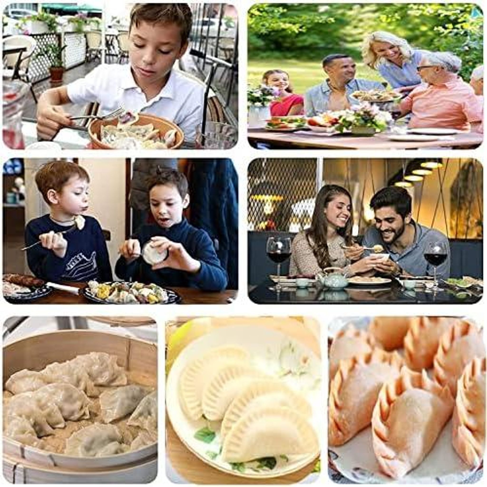 FELIXLEO Ravioliform Edelstahl Ravioli Former Set Knödel Maker, (7-tlg)