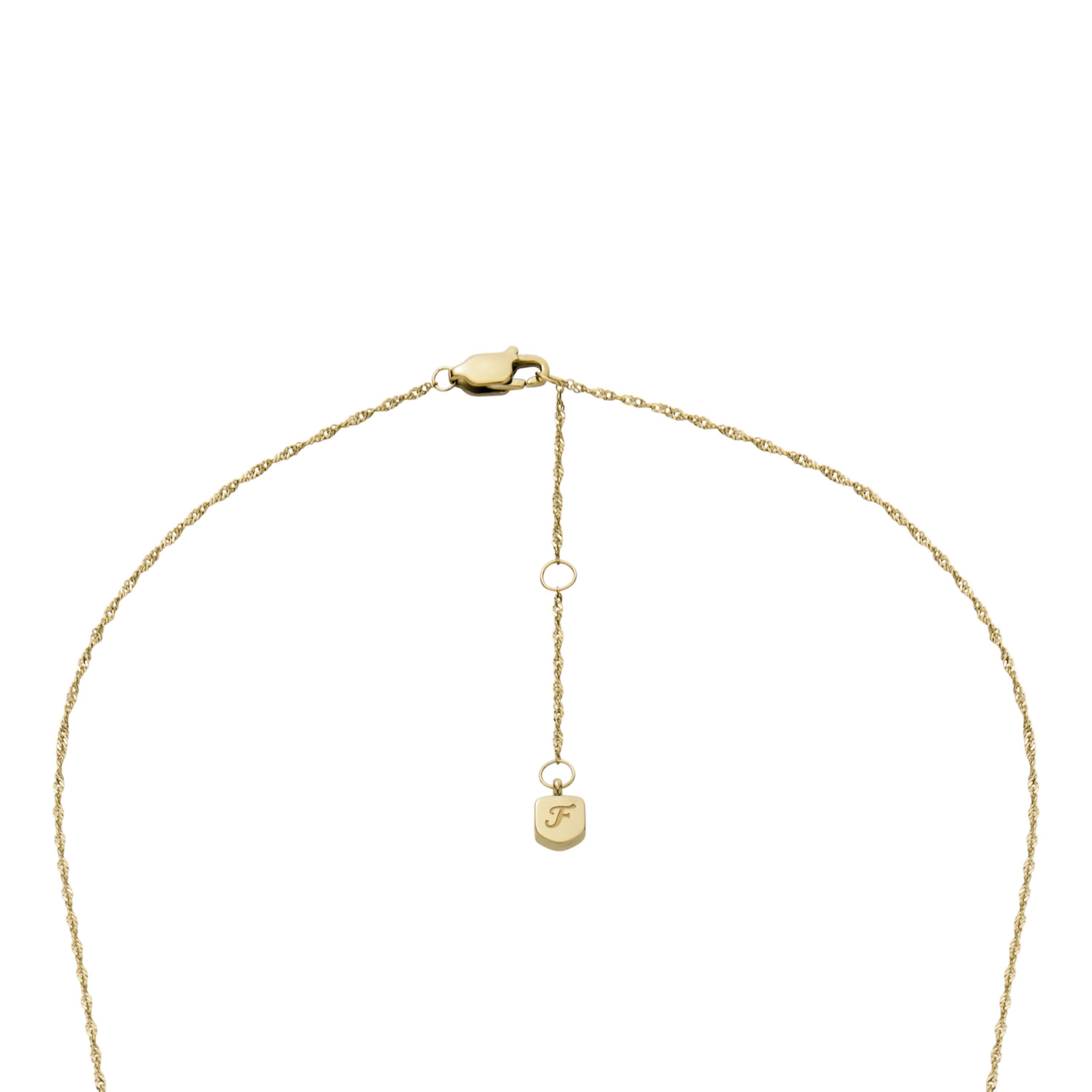 Fossil Kette mit Anhänger Schmuck Gesch...