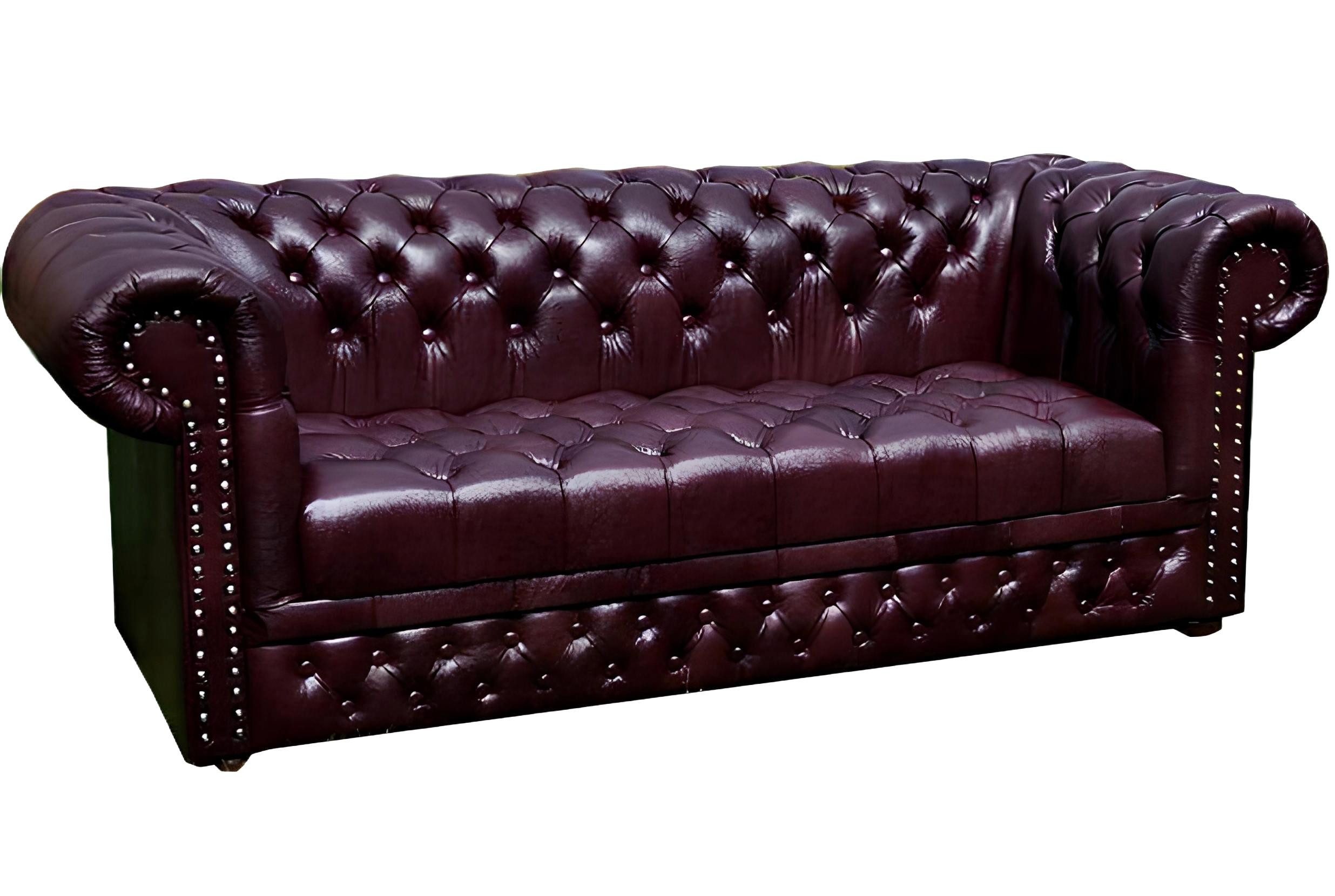 Xlmoebel Schlafsofa Chesterfield Sofa mit Bettfunktion und eleganter Polsterung, Hergestellt in Europa