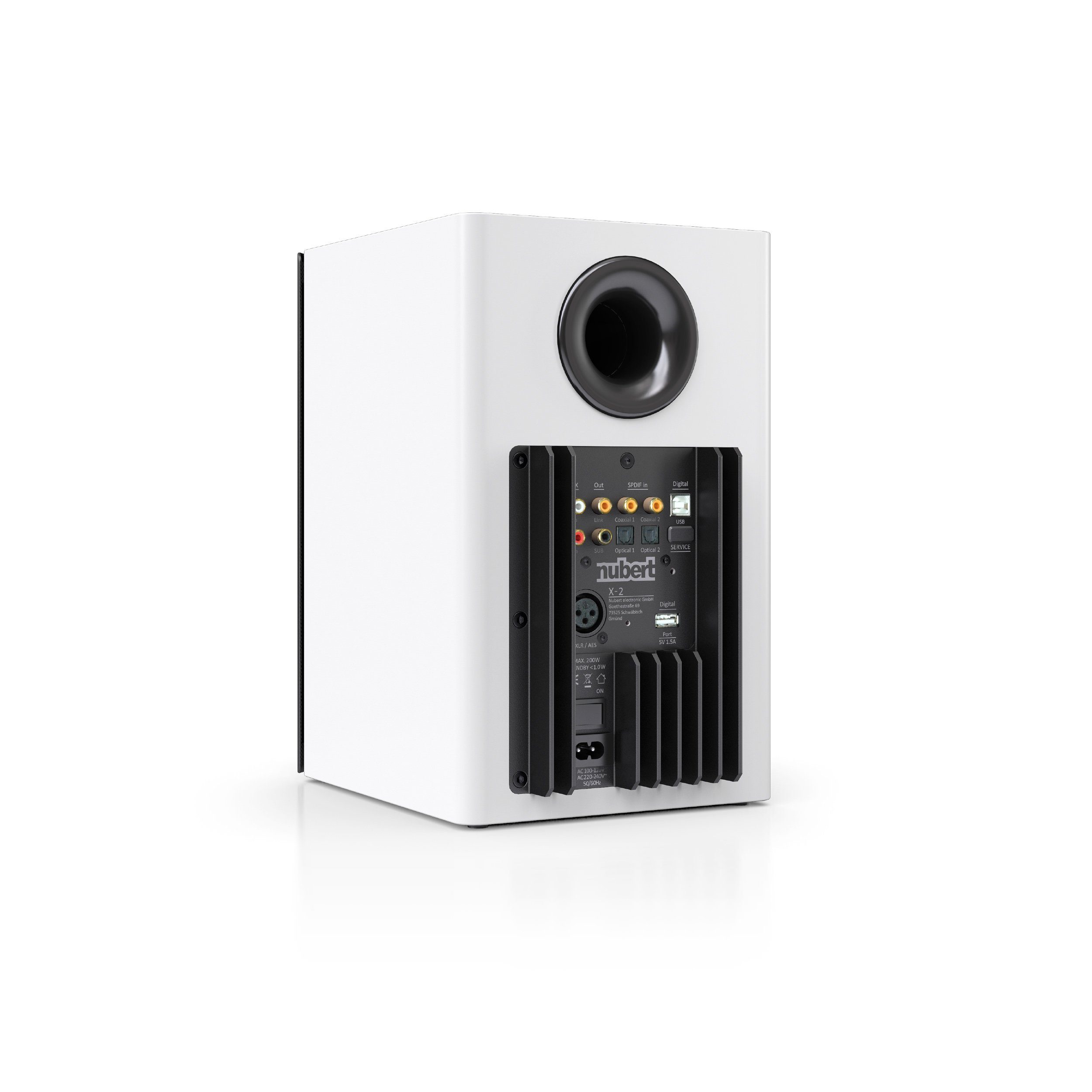 Nubert nuPro XS-3000 RC Regal-Lautsprecher (Bluetooth, SBC, AAC, aptXTM HD, aptXTM Low Latency, X-Connect, X-Connect Surround, 300 W, Aktivlautsprecher, 2-Wege, 300 W Dauerleistung, X-Room Calibration)