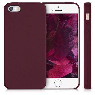 kwmobile Handyhülle Hülle für Apple iPhone SE (1.Gen 2016) / 5 / 5S, Hülle Silikon gummiert - Handyhülle - Handy Case Cover