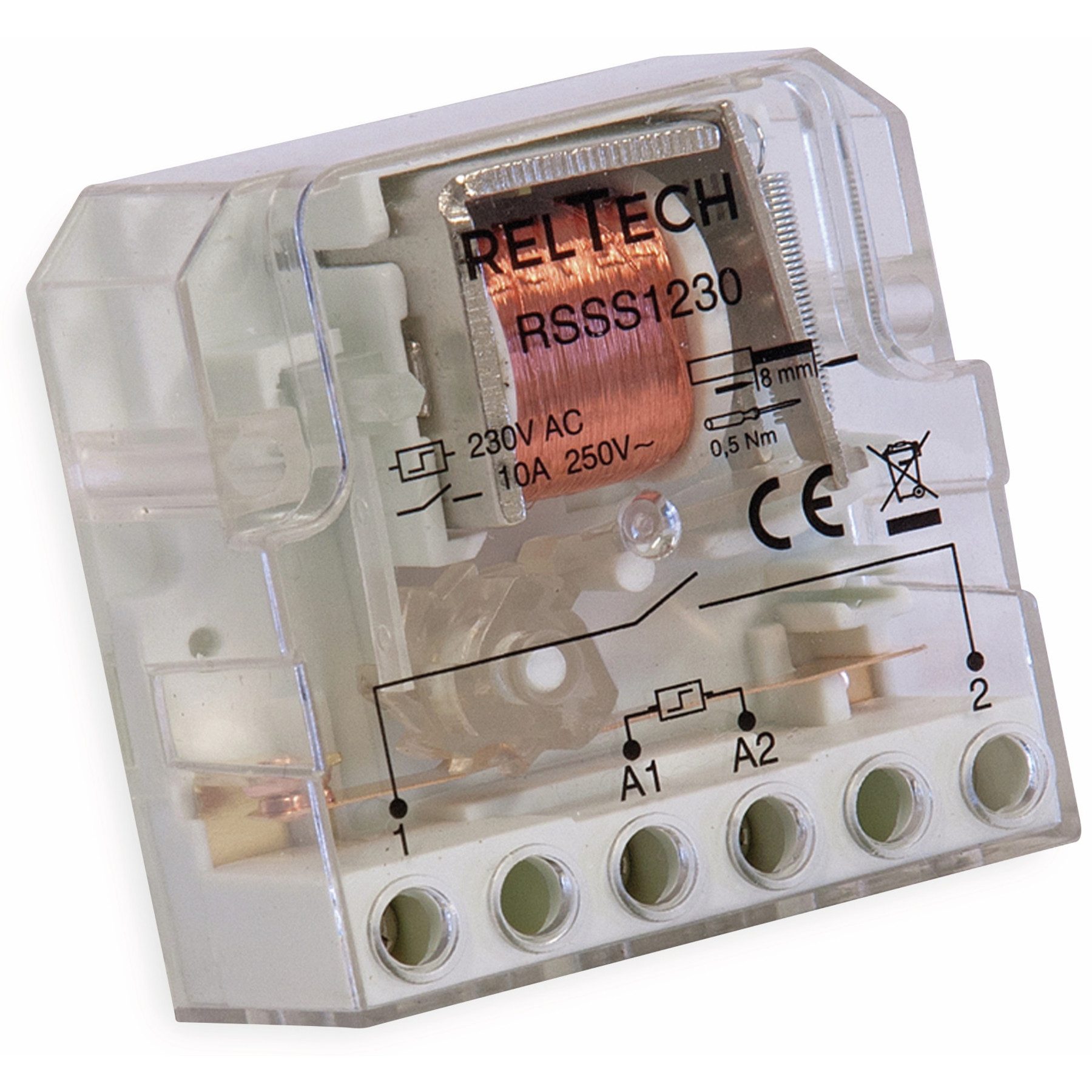 Verteilerbox RELTECH Stromstoss-Schalter RSSS1230, 10A/230V, 1