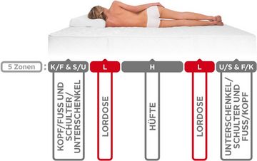 Komfortschaummatratze Airy Form 19, DI QUATTRO, 19 cm hoch, Matratze mit atmungsaktivem Kern, 90x200 cm und weitere Größen