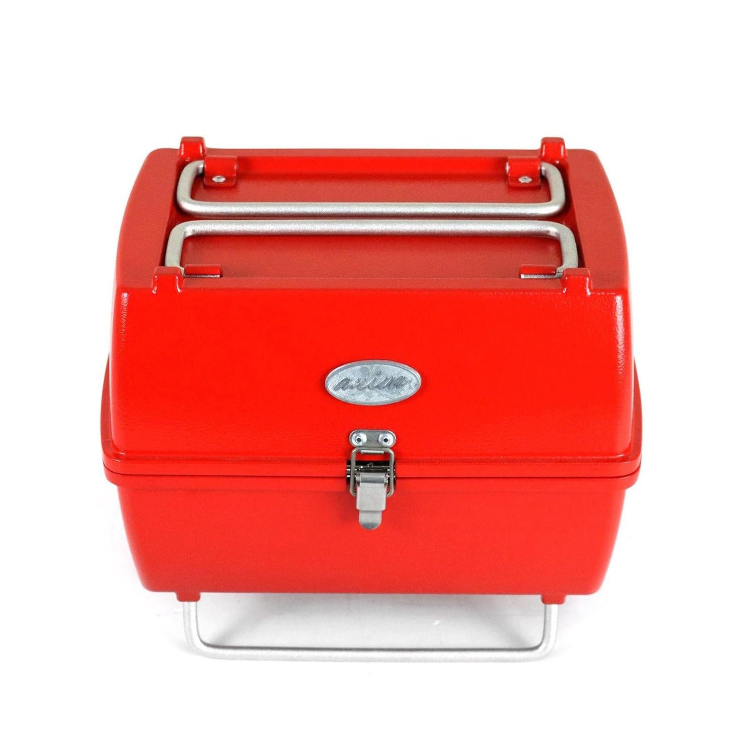 OMAC Holzkohlegrill Holzkohlegrill Tragbarer Grill Outdoor Rot Picknickgrill 13-teilig BBQ